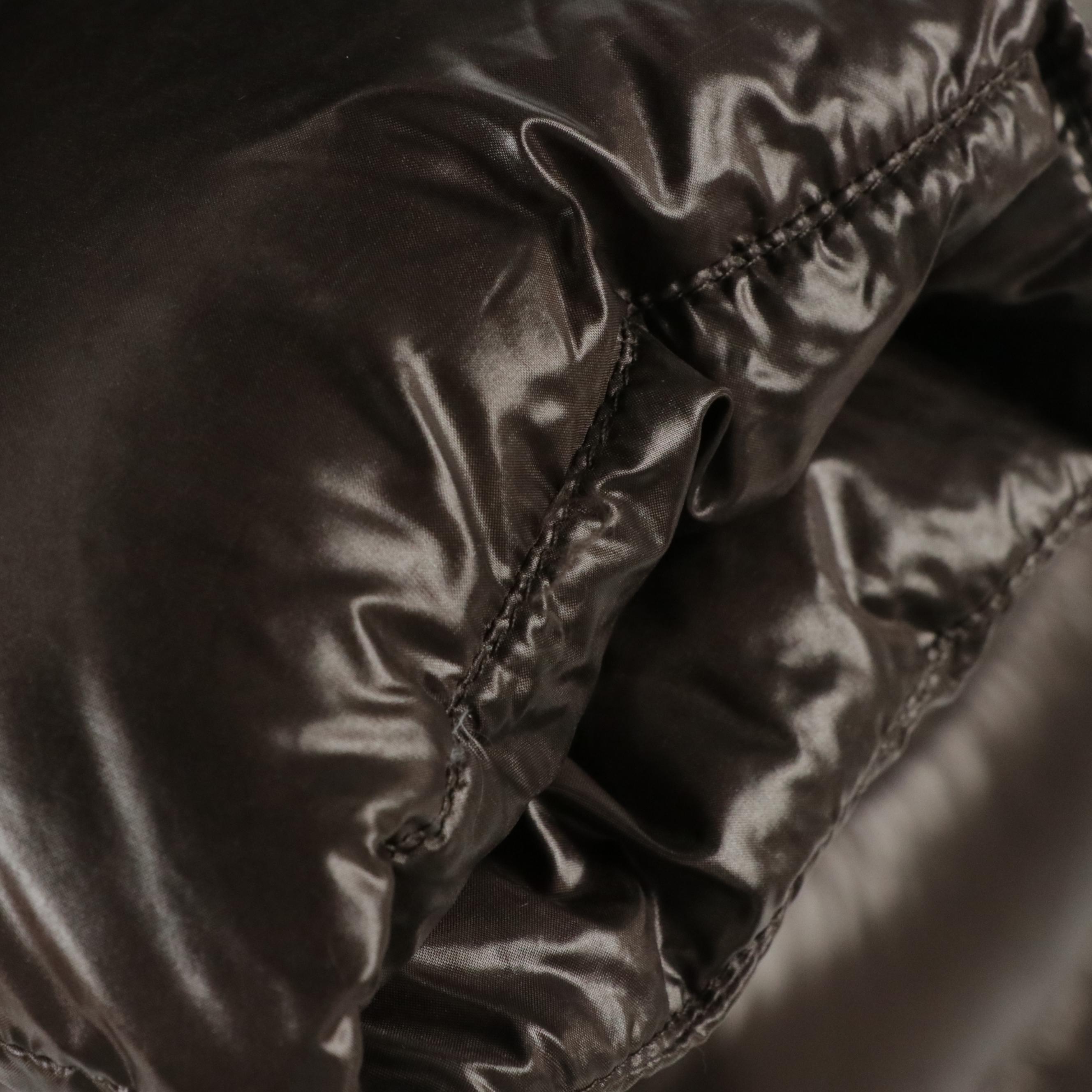 Herno Iconico Shiny Quilted Nylon Mid Length Puffer Coat