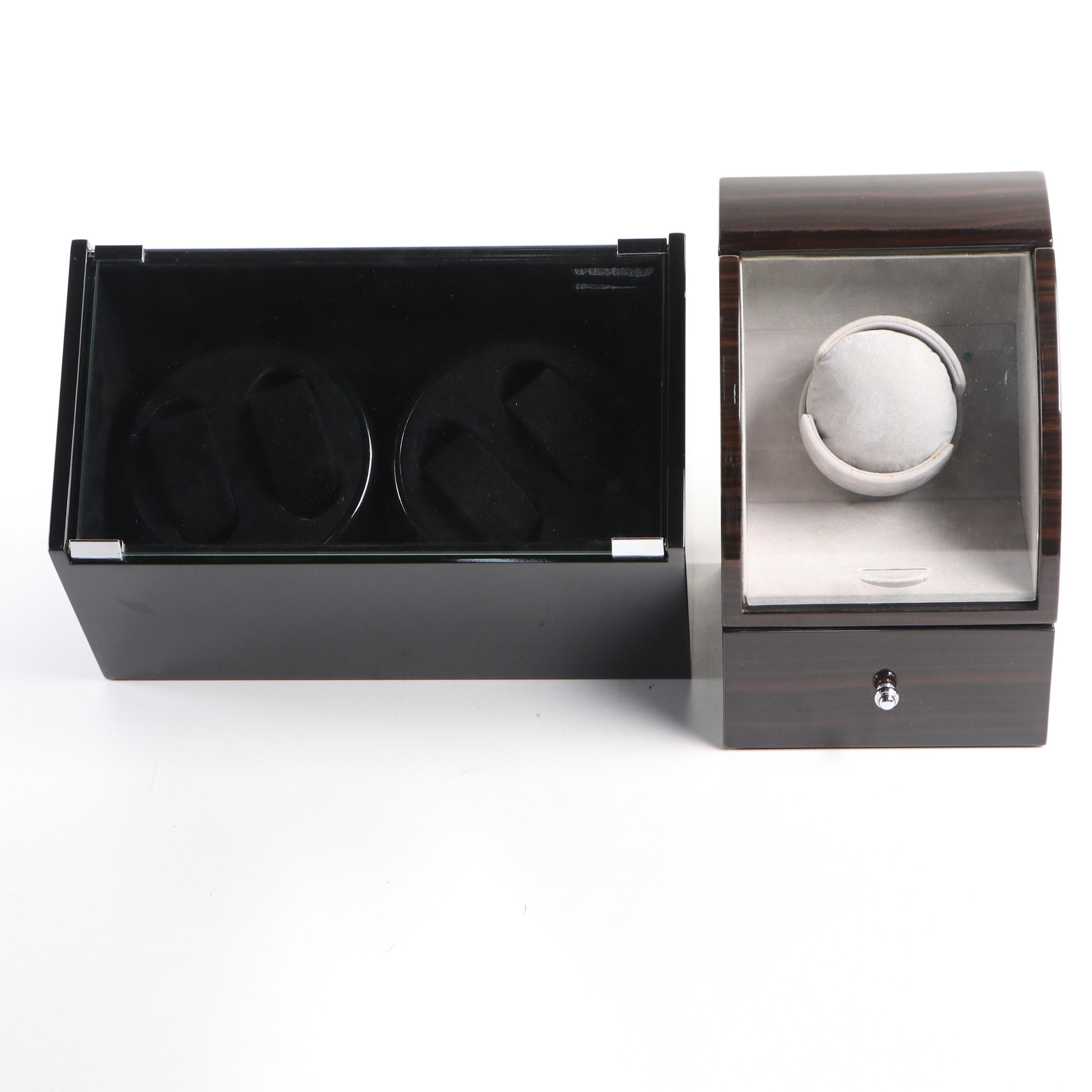 Two Contemporary Watch Winders