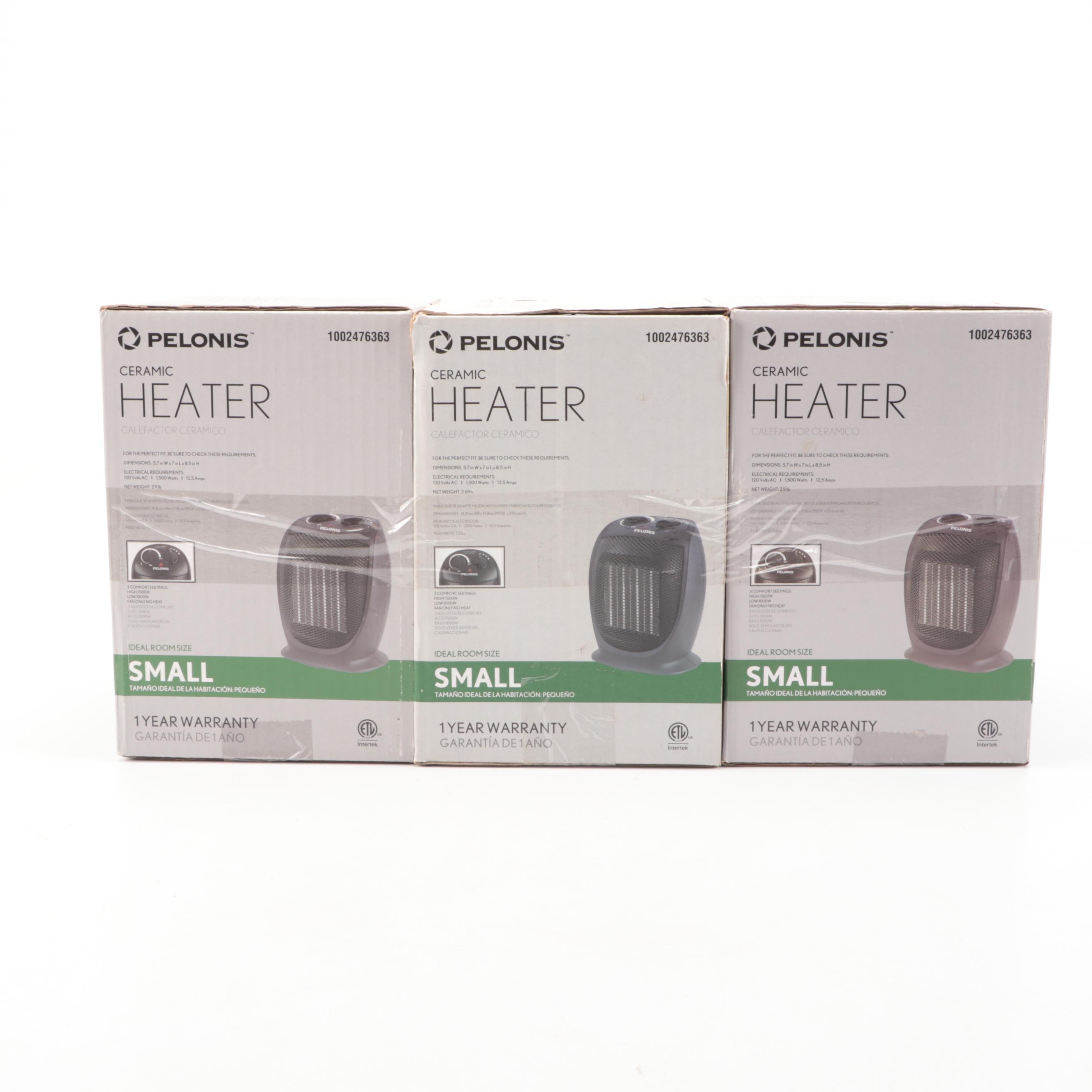 Pelonis Small Ceramic Electric Heaters