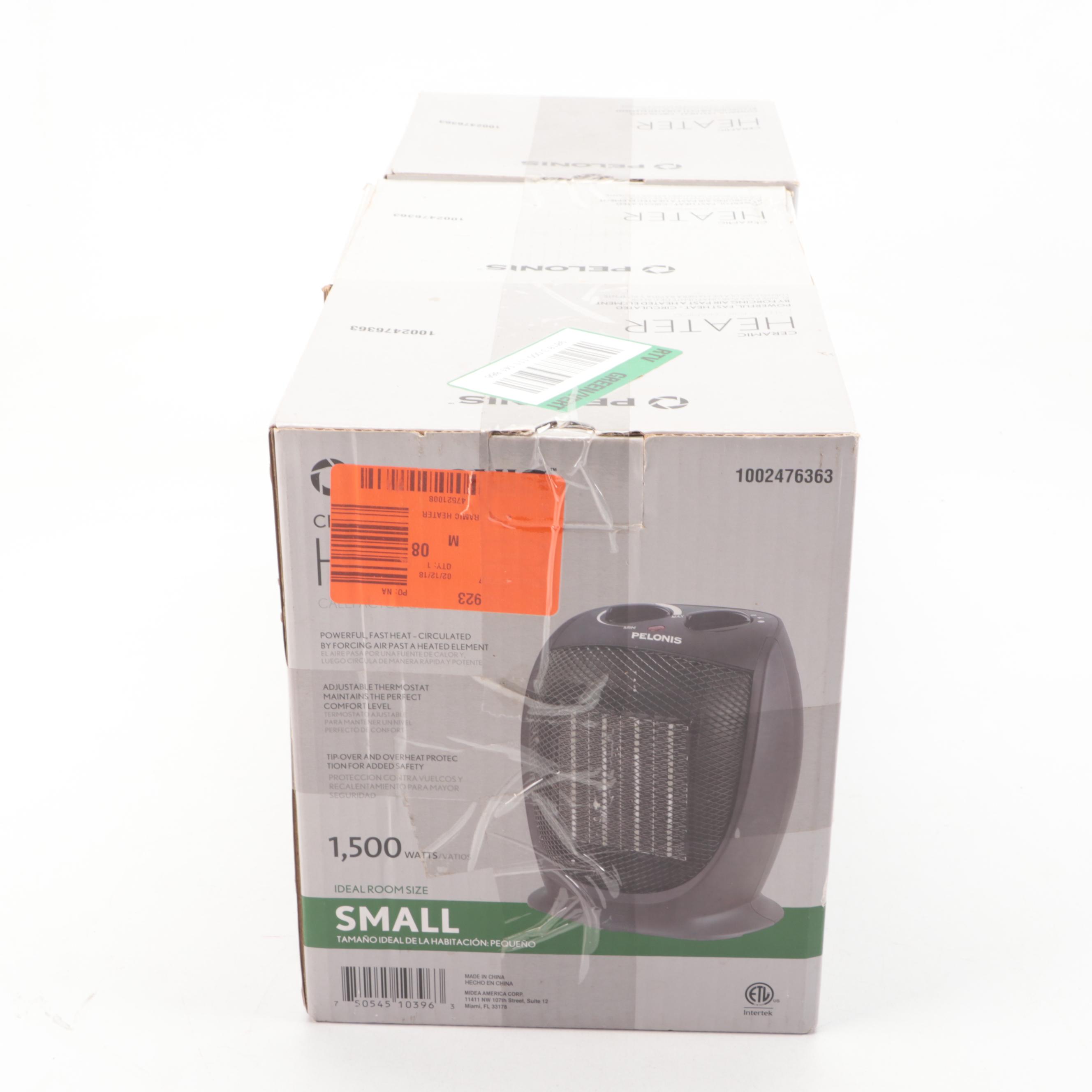Pelonis Small Ceramic Electric Heaters