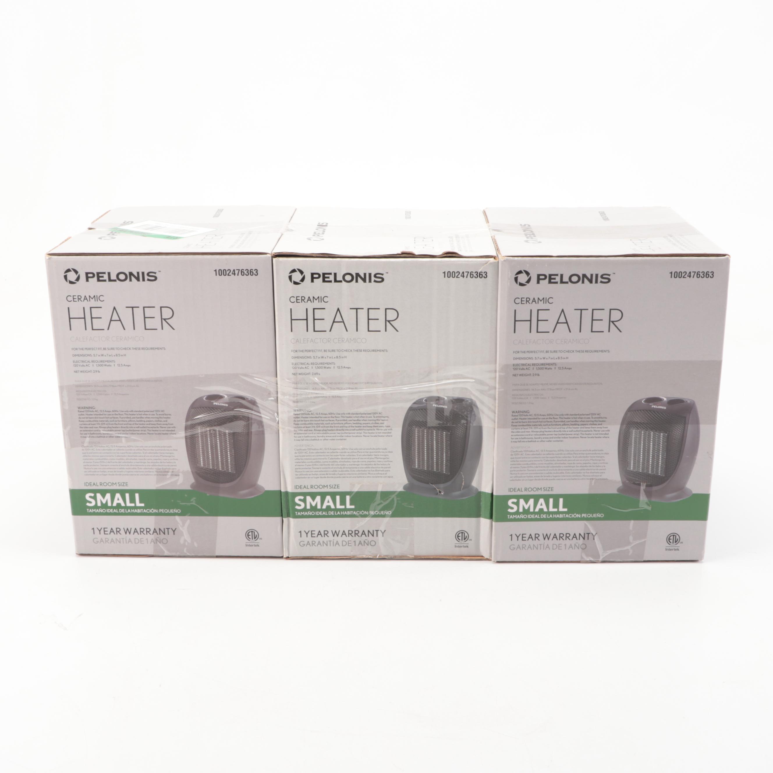 Pelonis Small Ceramic Electric Heaters