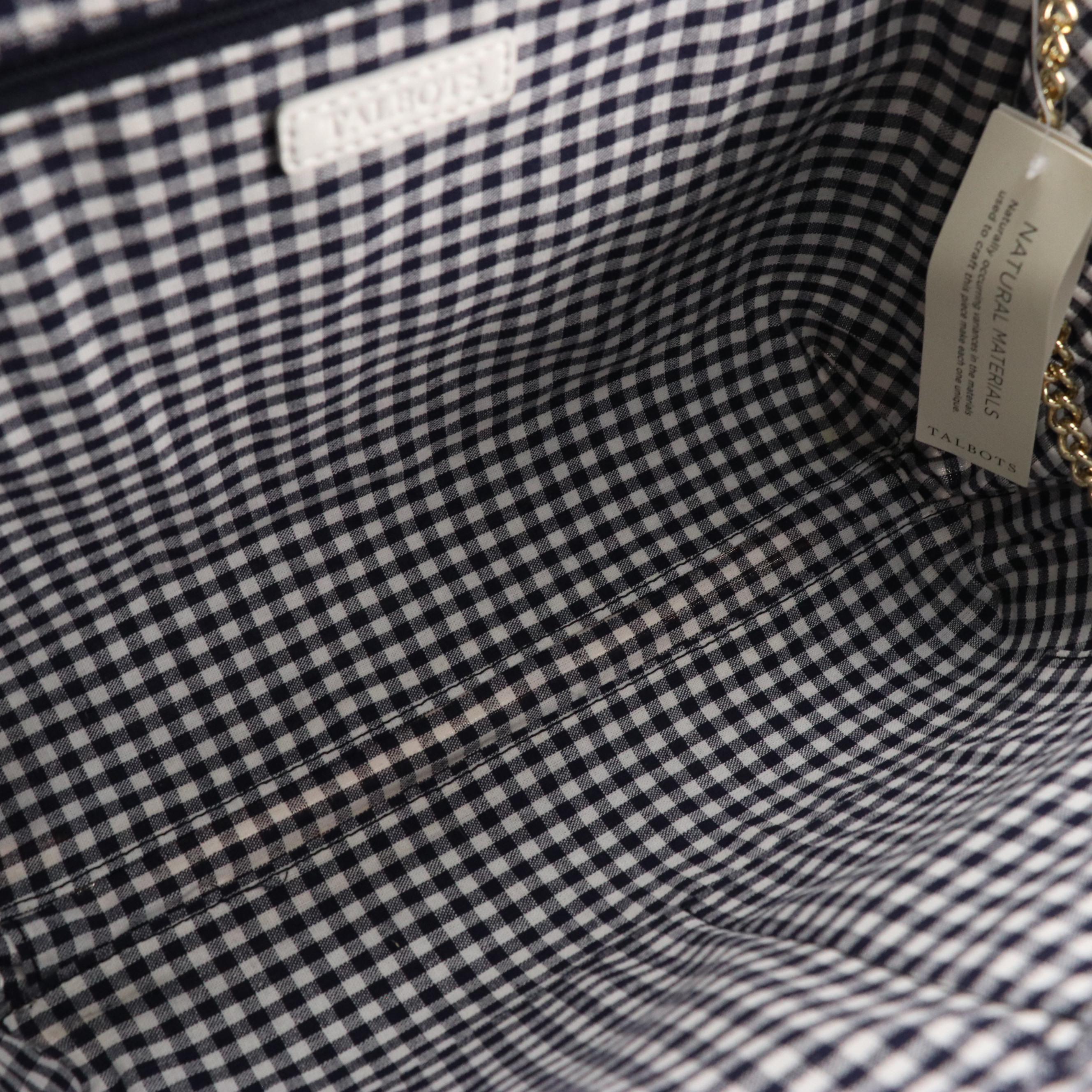 Talbots Shoulder Bags in Woven Rattan and Leather