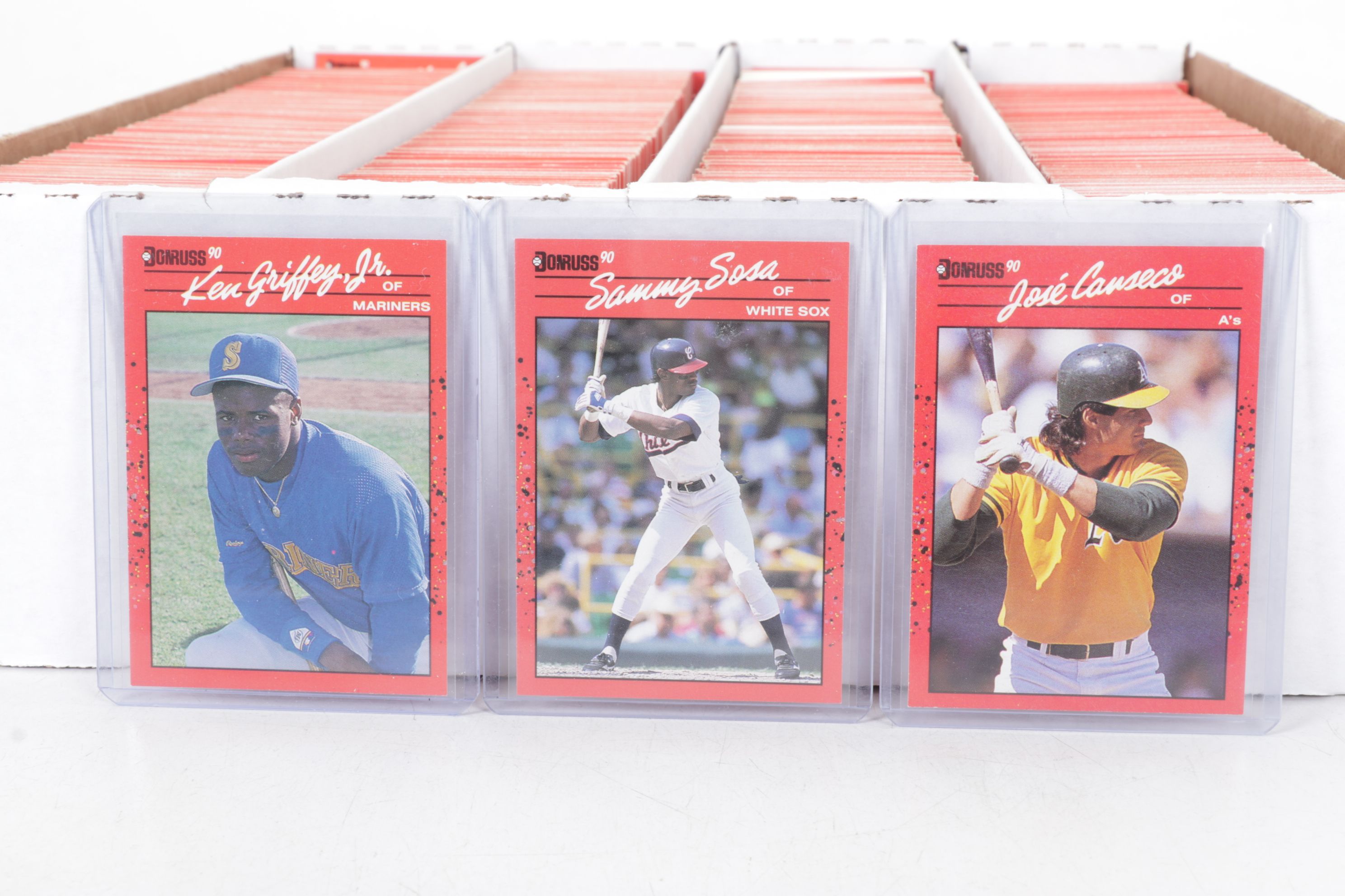 3,200 Mint Condition 1990 Donruss Cello Box Case Baseball Cards