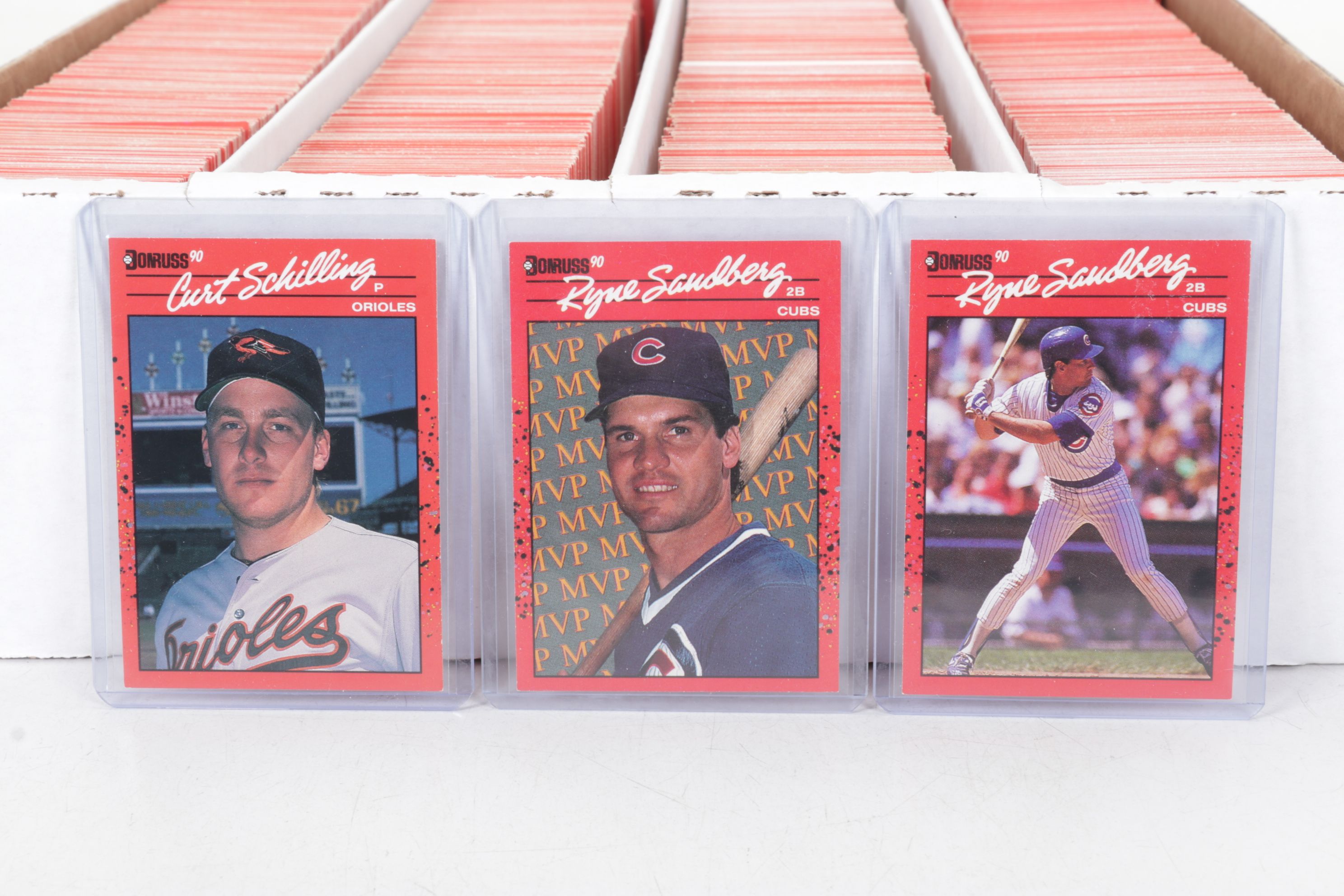 3,200 Mint Condition 1990 Donruss Cello Box Case Baseball Cards