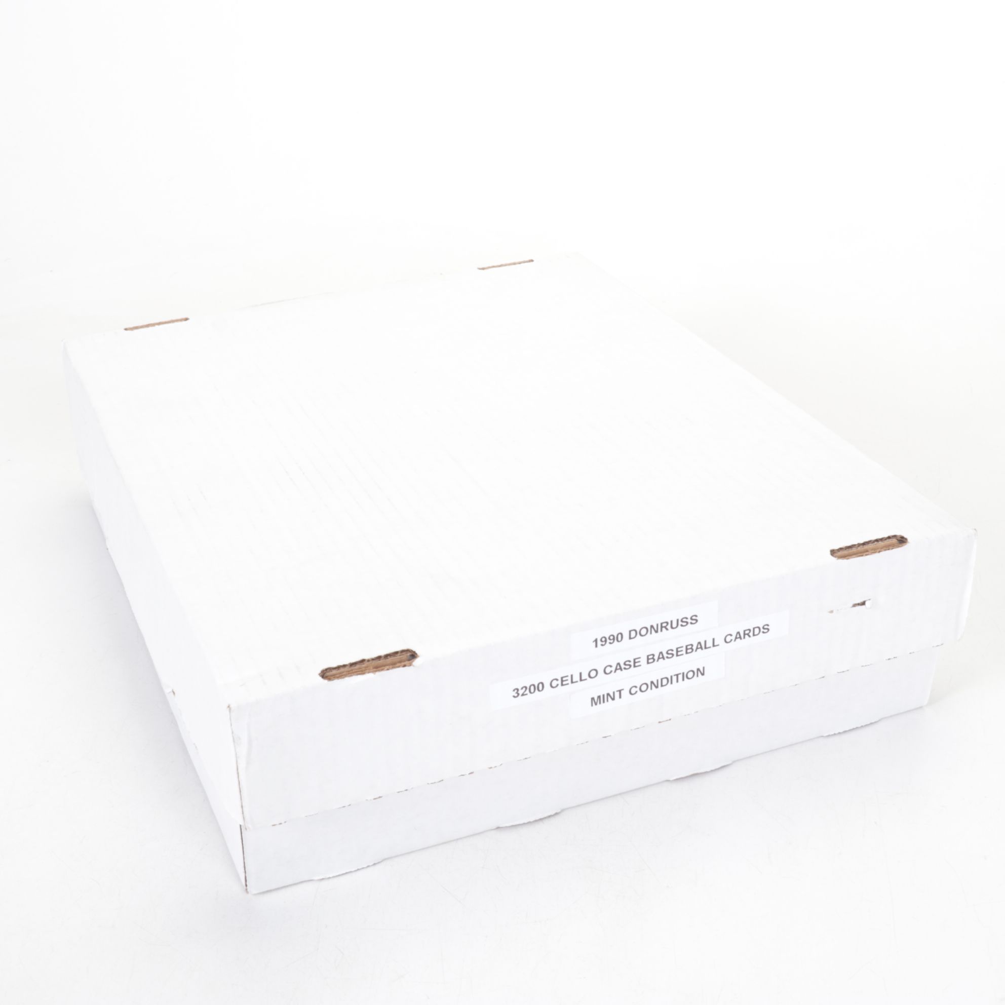 3,200 Mint Condition 1990 Donruss Cello Box Case Baseball Cards