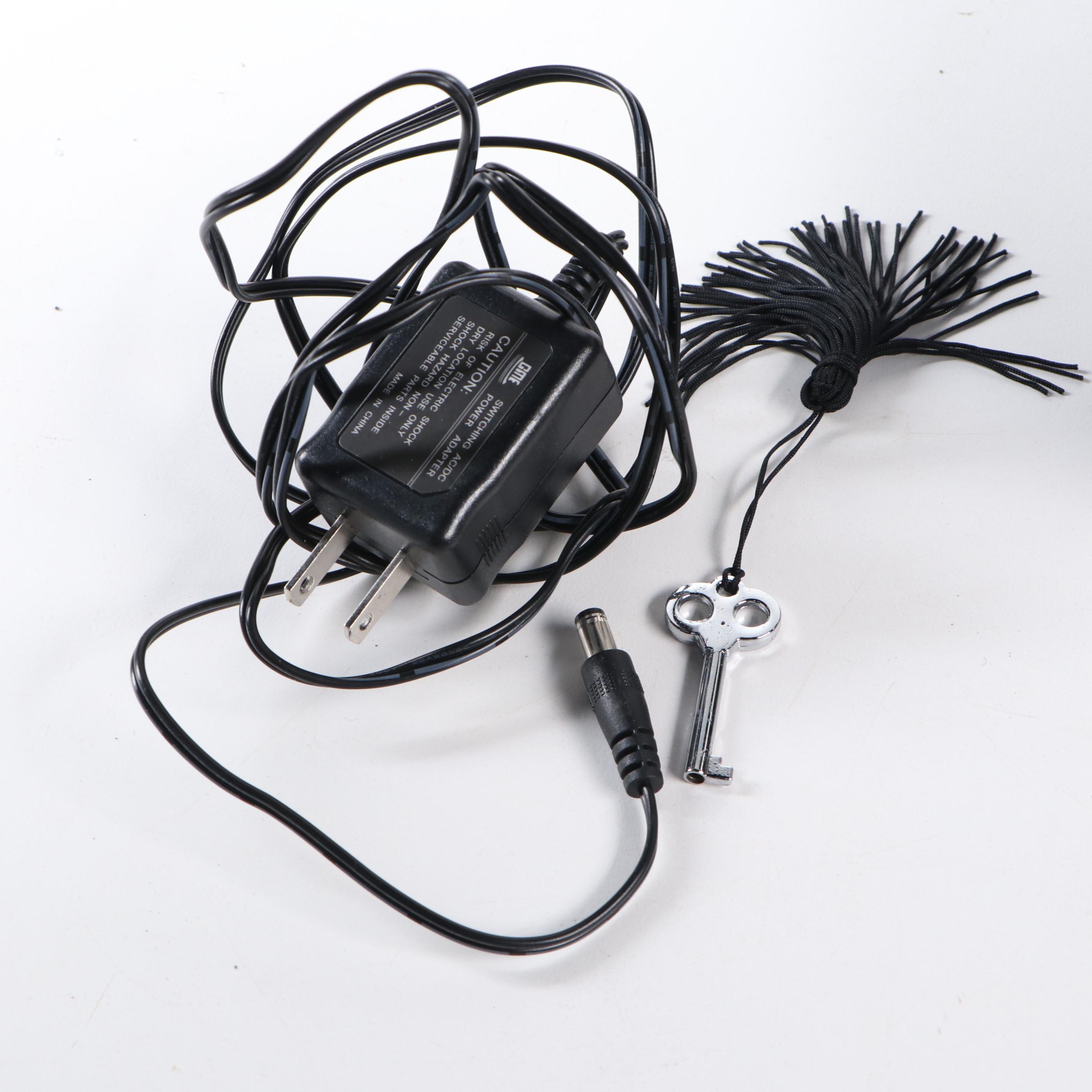 Black Gloss Eight-Slot Watch Winder with Display Rack