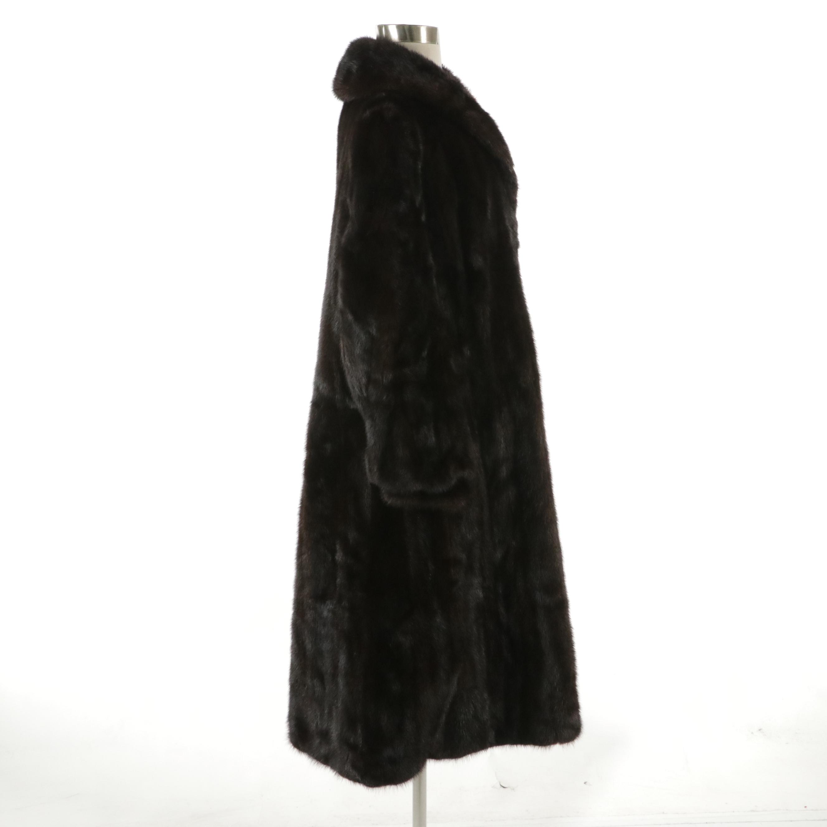 Mahogany Mink Fur Coat from Woodland Hills Furriers