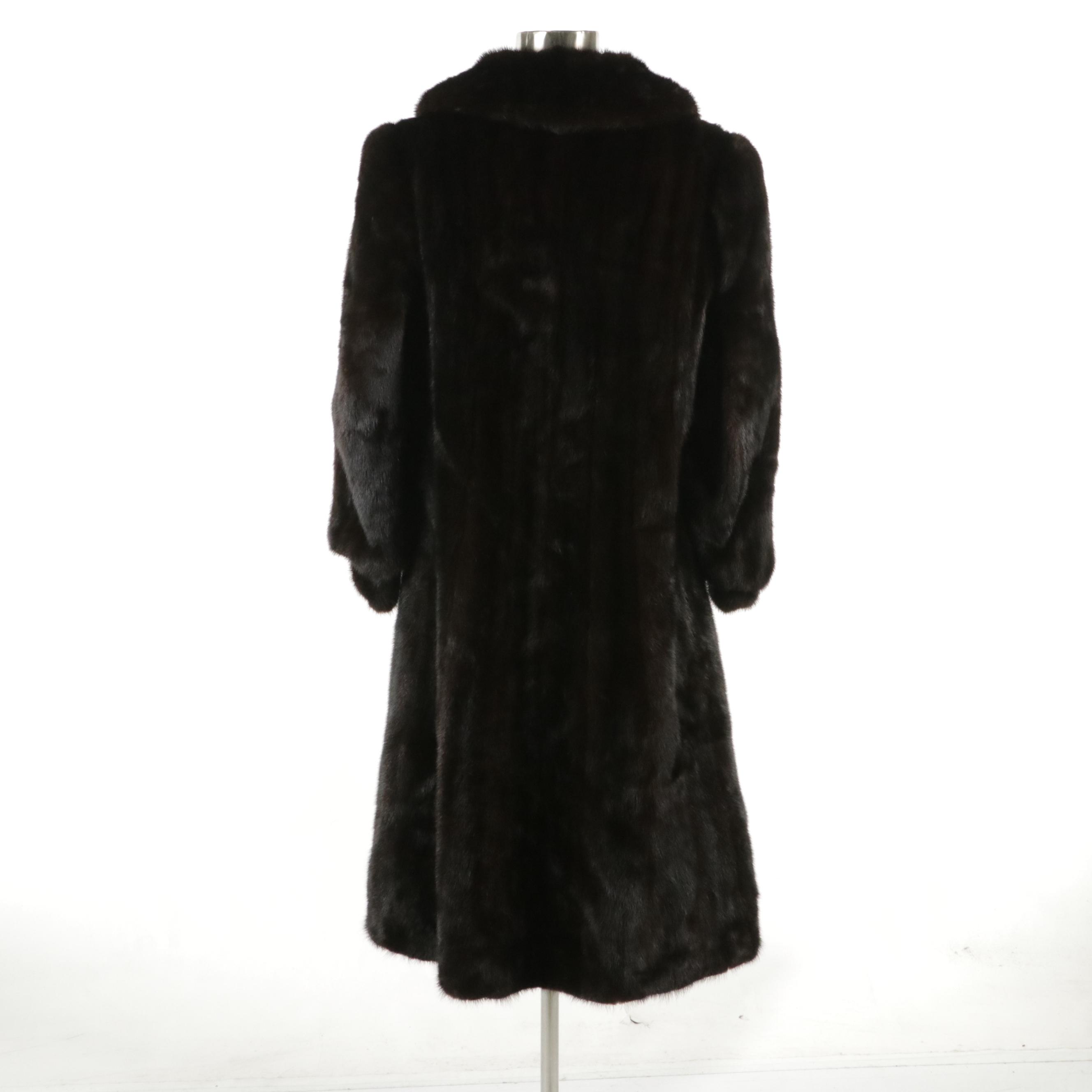 Mahogany Mink Fur Coat from Woodland Hills Furriers