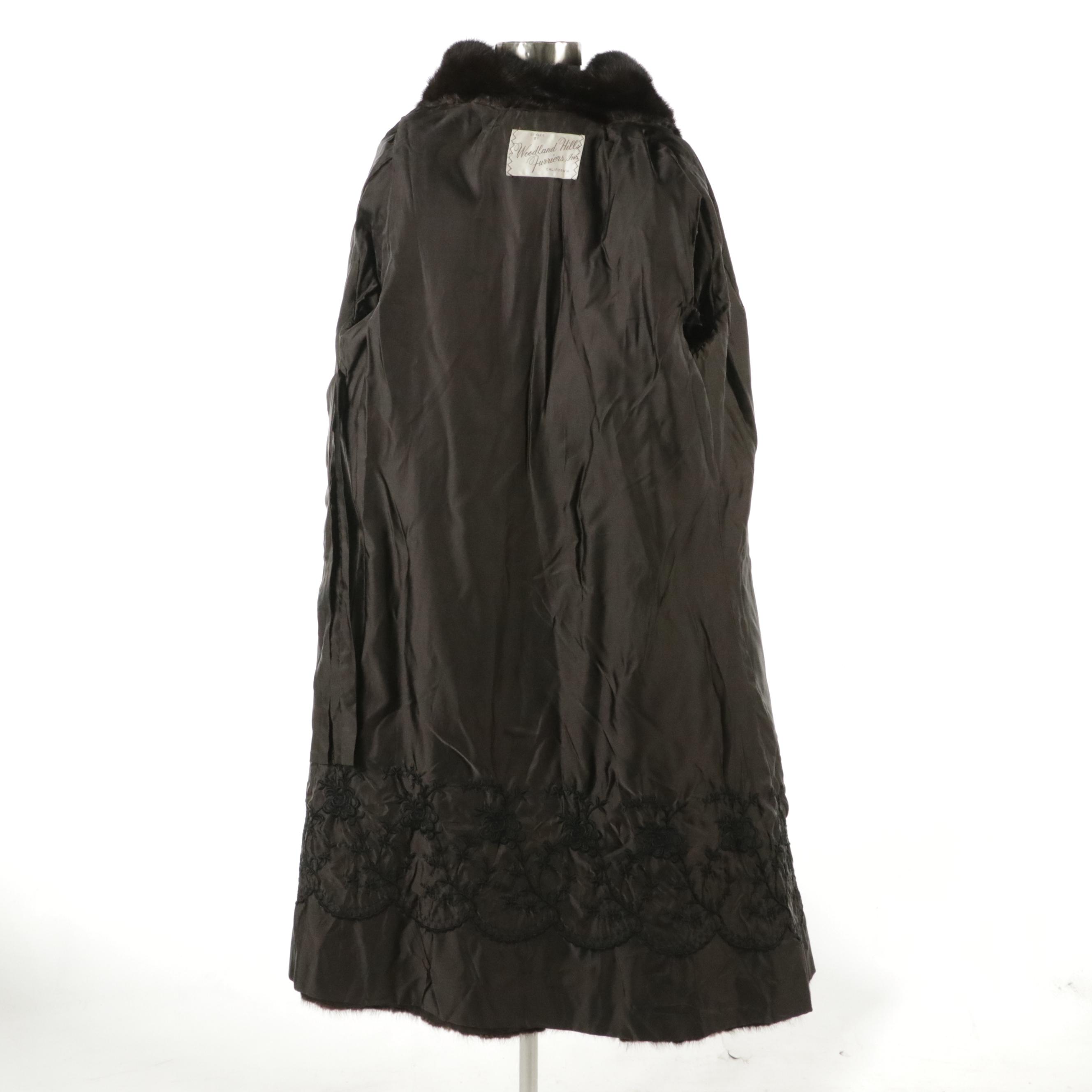 Mahogany Mink Fur Coat from Woodland Hills Furriers