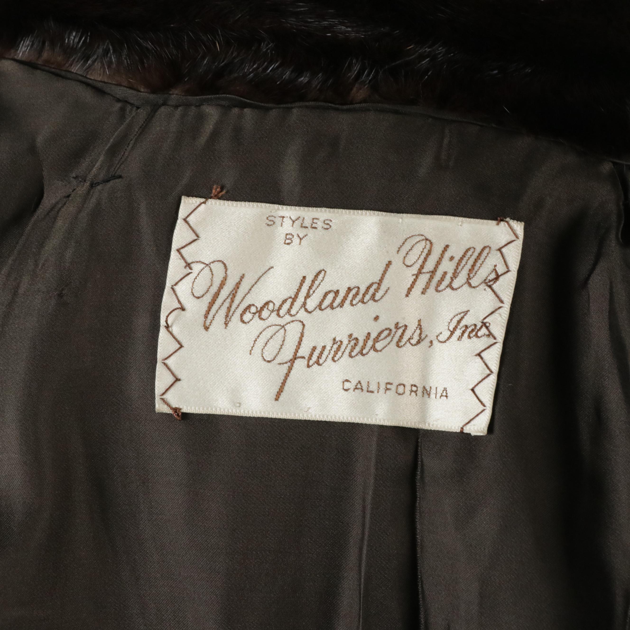 Mahogany Mink Fur Coat from Woodland Hills Furriers