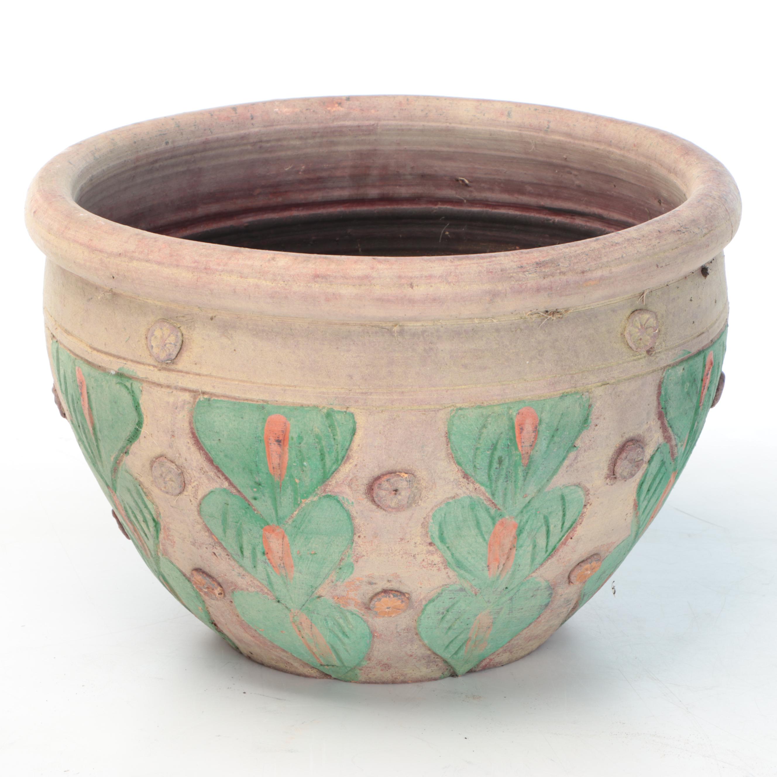 Basketweave and More Ceramic Planters