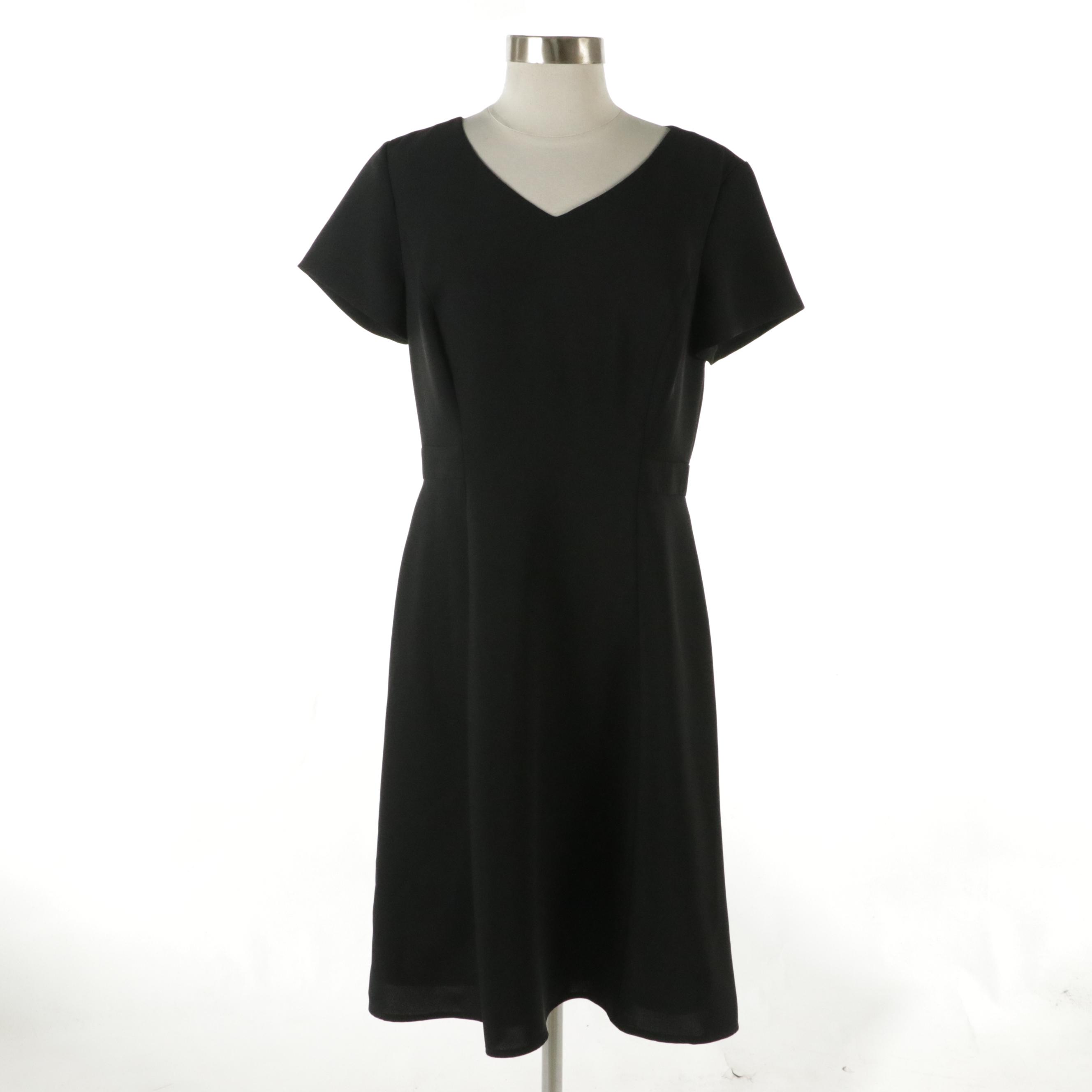 Talbots Little Black Dress with Woven Bouclé Jackets
