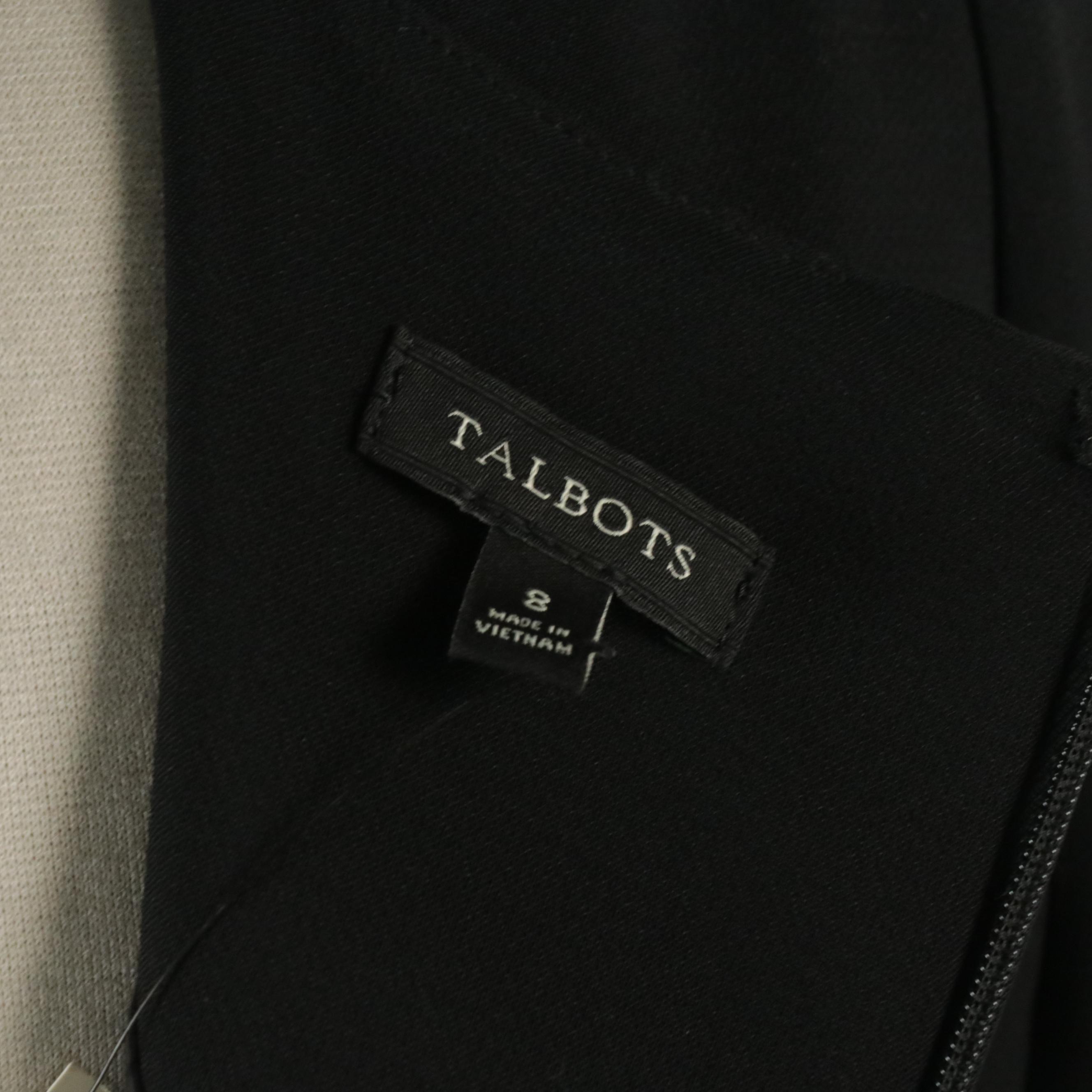 Talbots Little Black Dress with Woven Bouclé Jackets