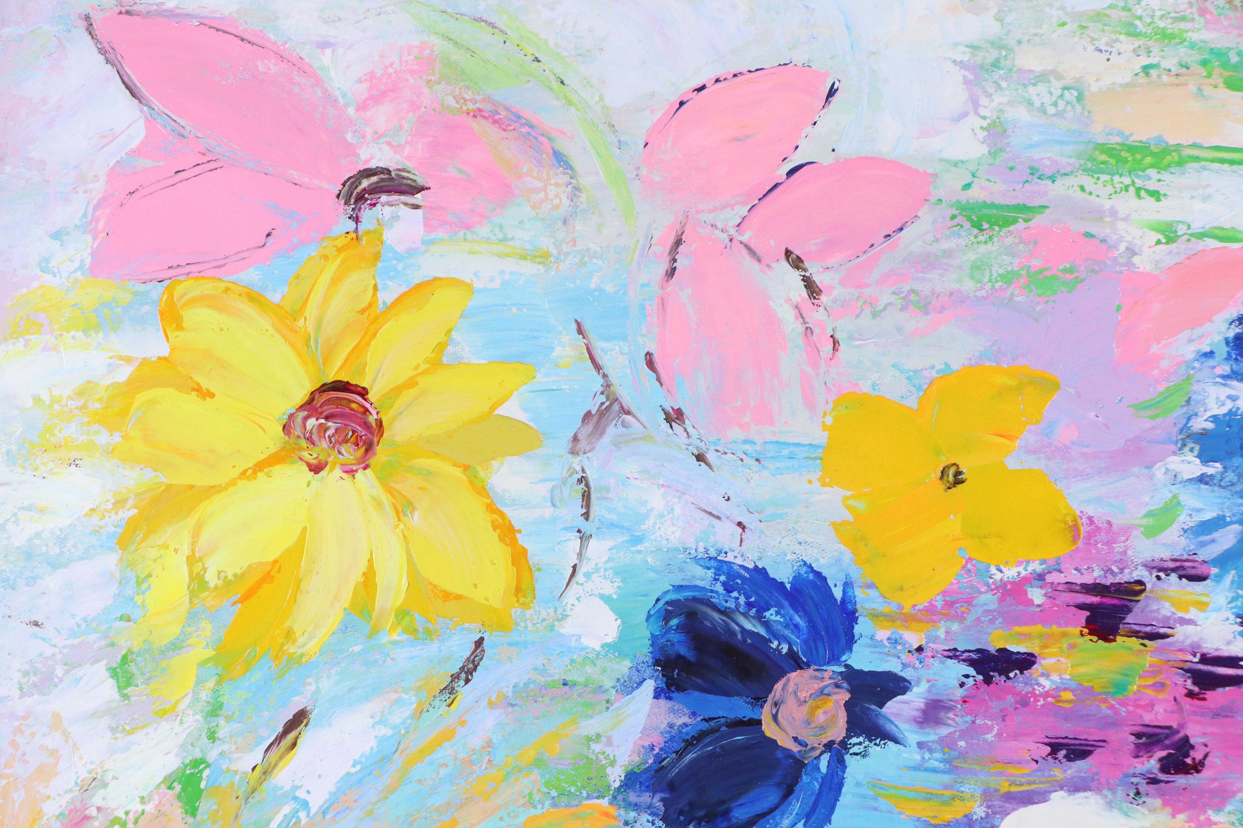 Zheng Floral Oil Painting, 21st Century