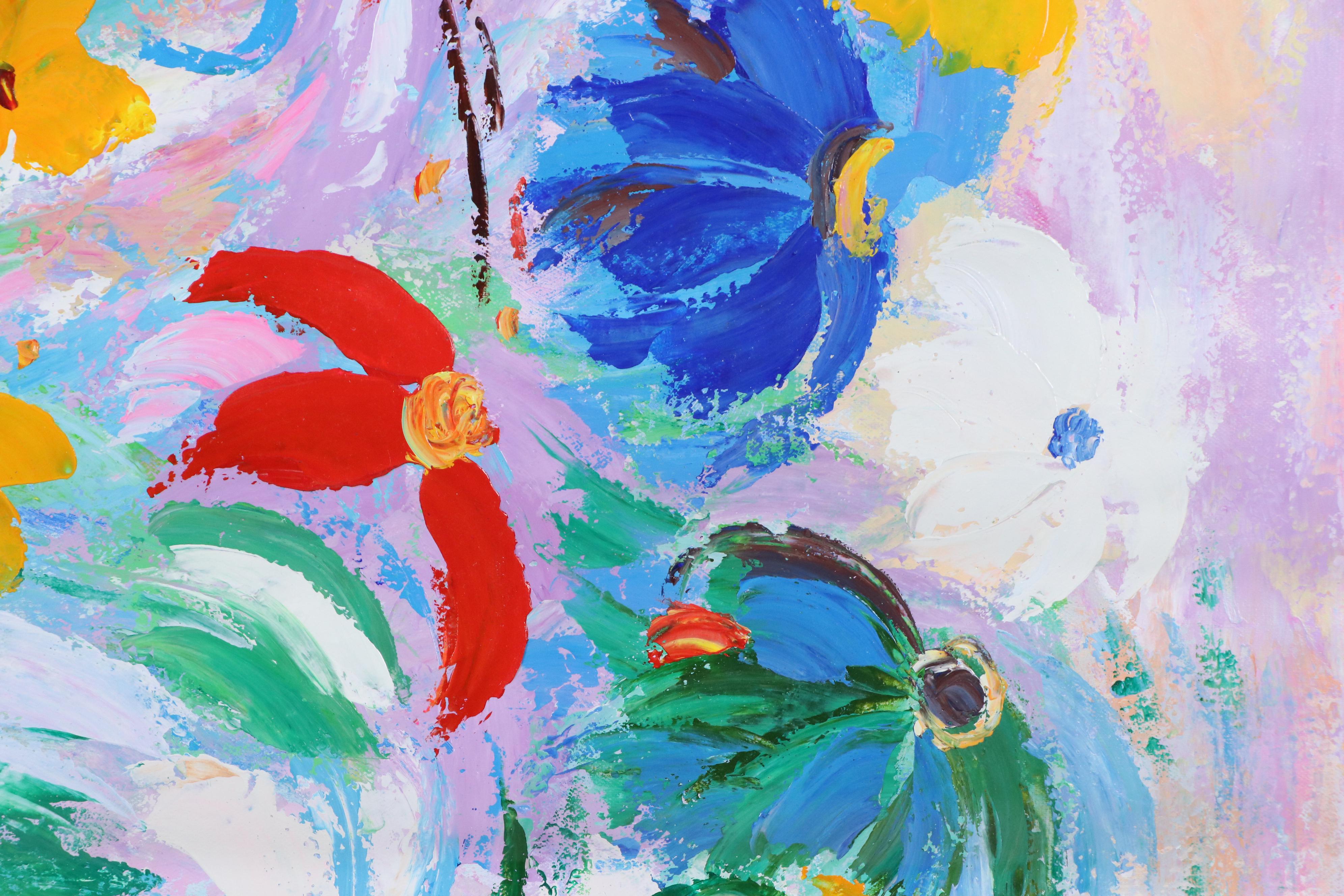 Zheng Floral Oil Painting, 21st Century