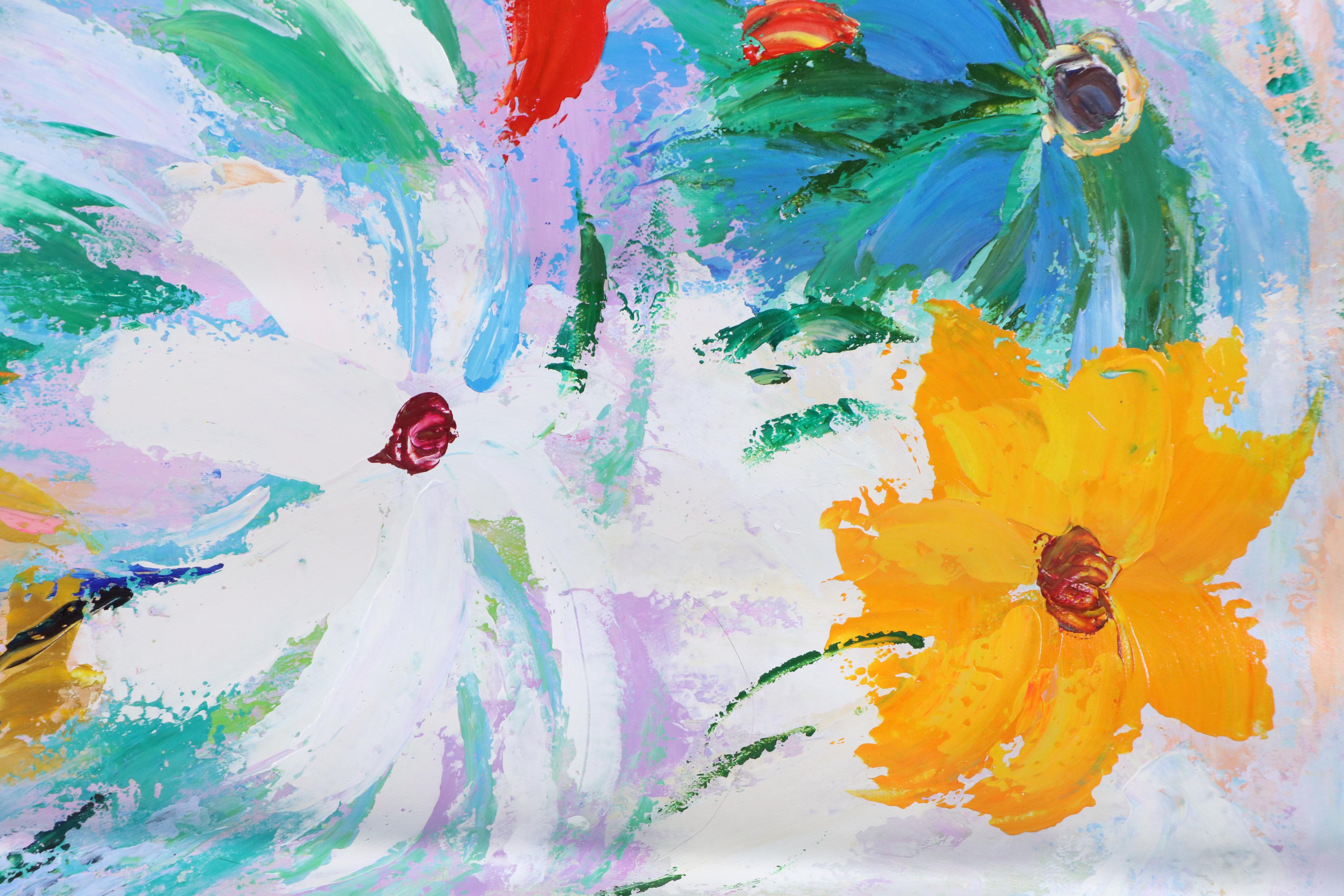 Zheng Floral Oil Painting, 21st Century