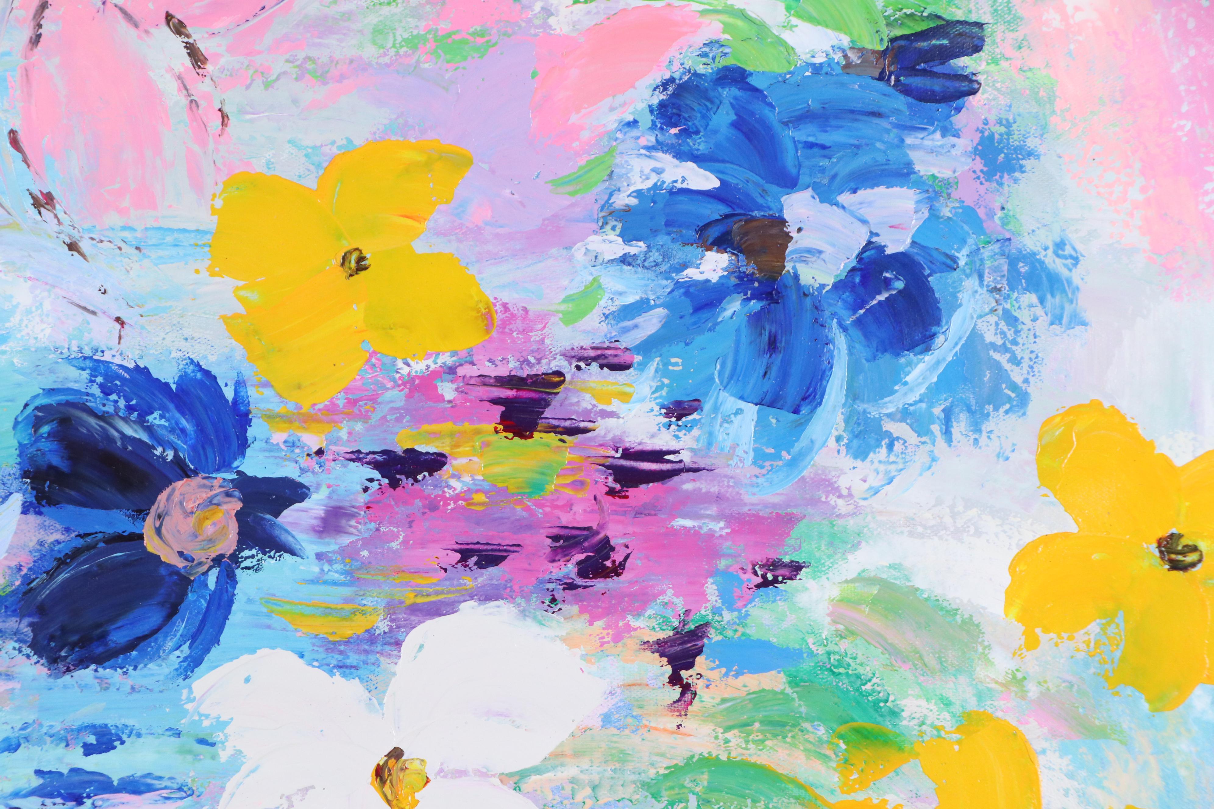 Zheng Floral Oil Painting, 21st Century