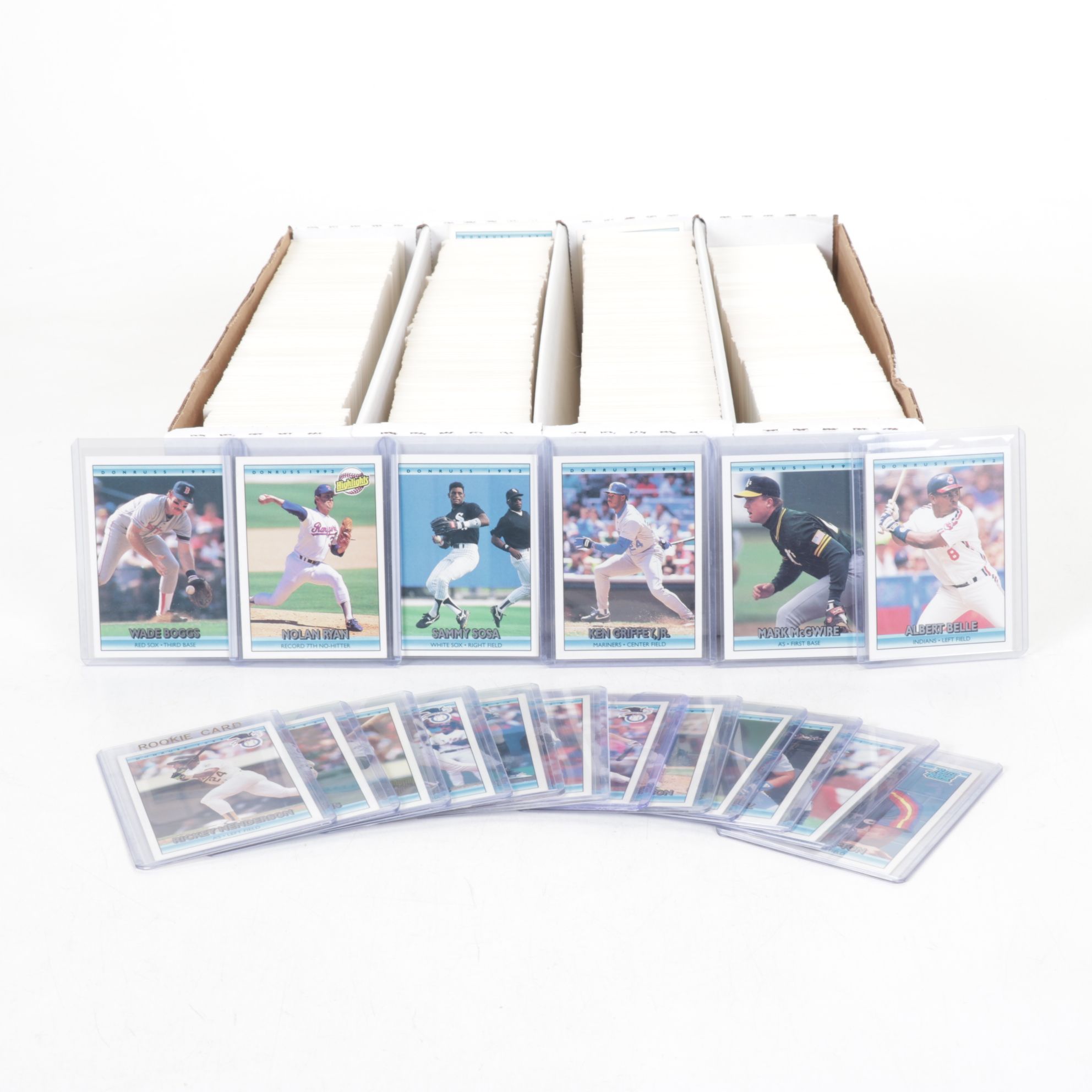 3,200 Mint Condition 1992 Donruss Cello Box Case Baseball Cards