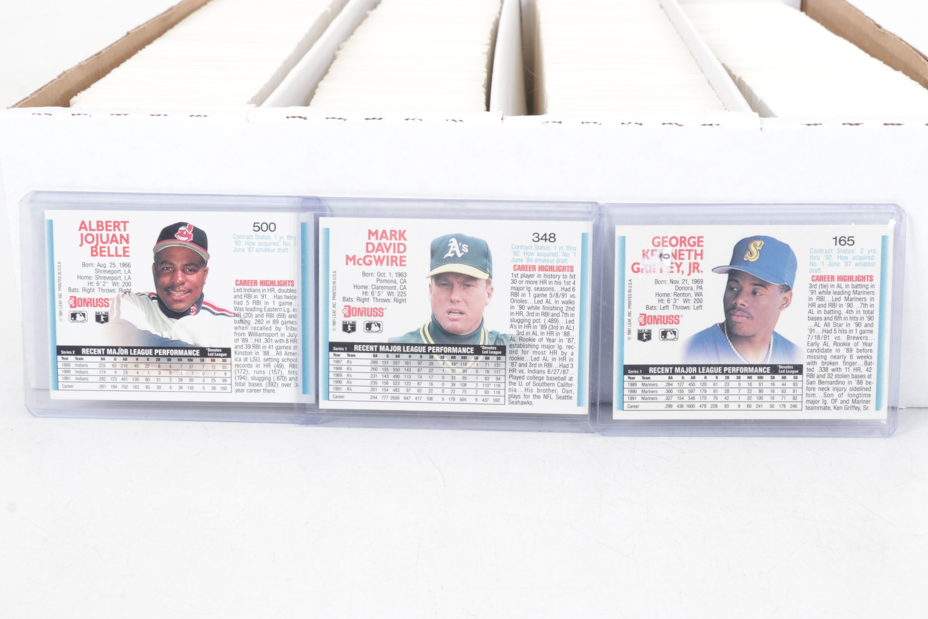 3,200 Mint Condition 1992 Donruss Cello Box Case Baseball Cards