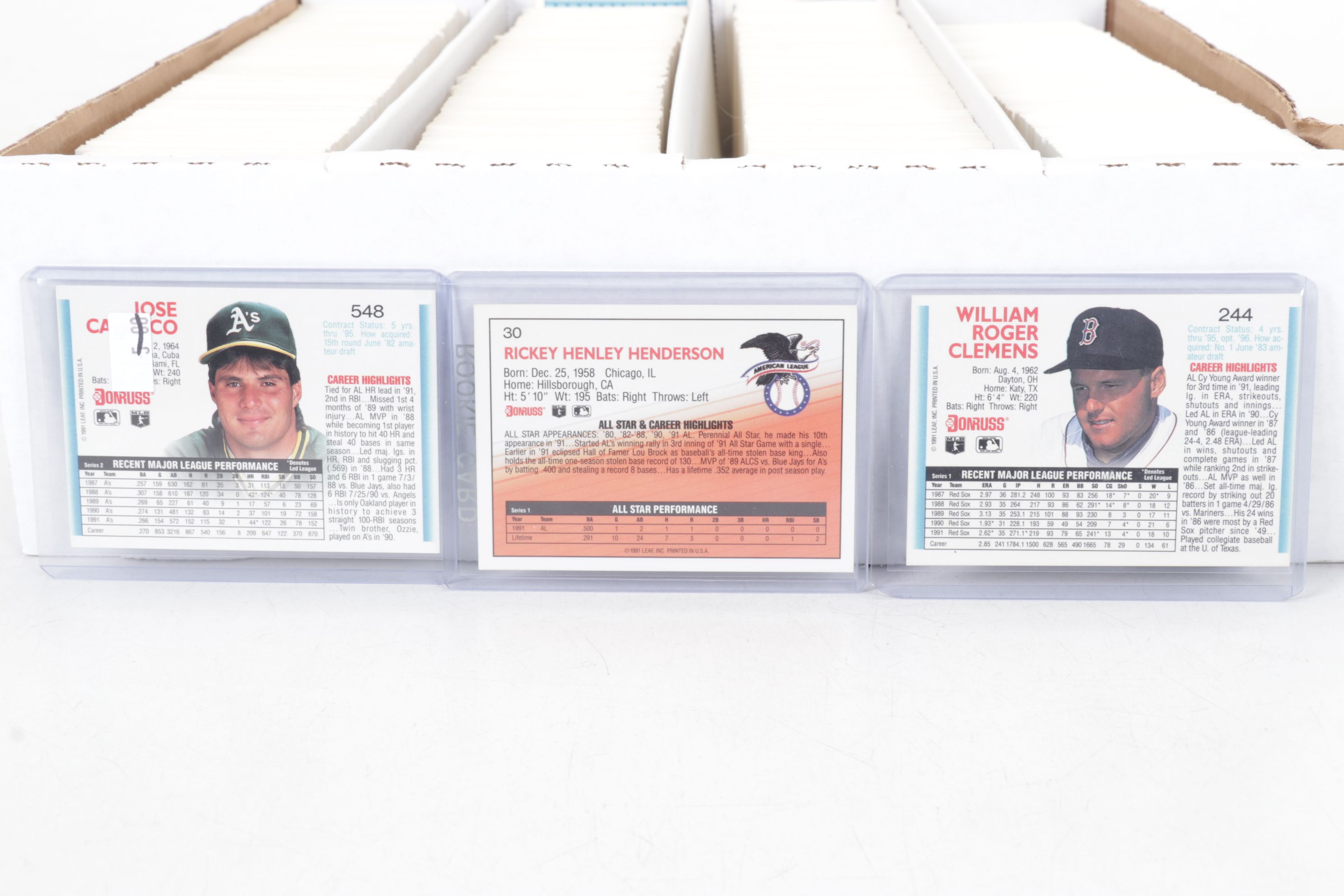 3,200 Mint Condition 1992 Donruss Cello Box Case Baseball Cards