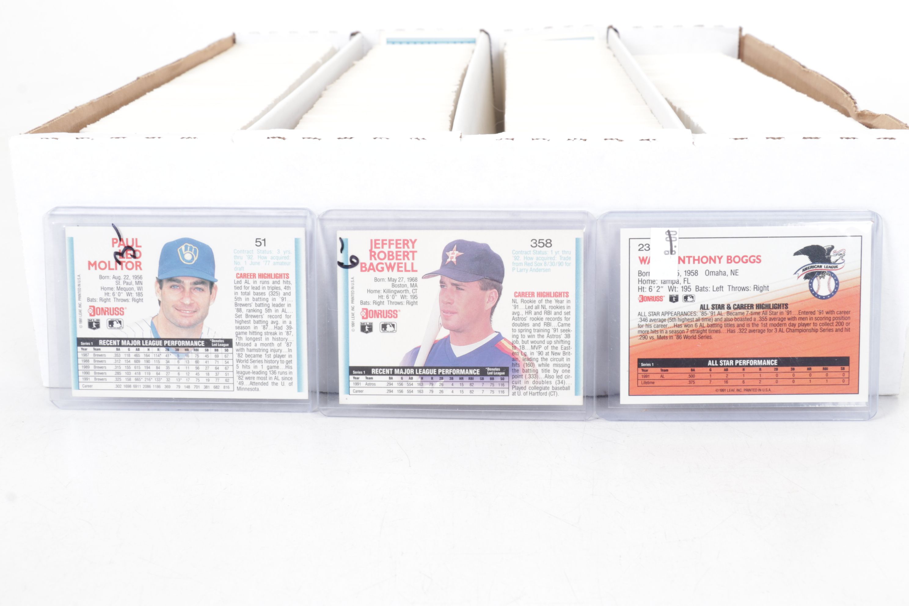 3,200 Mint Condition 1992 Donruss Cello Box Case Baseball Cards