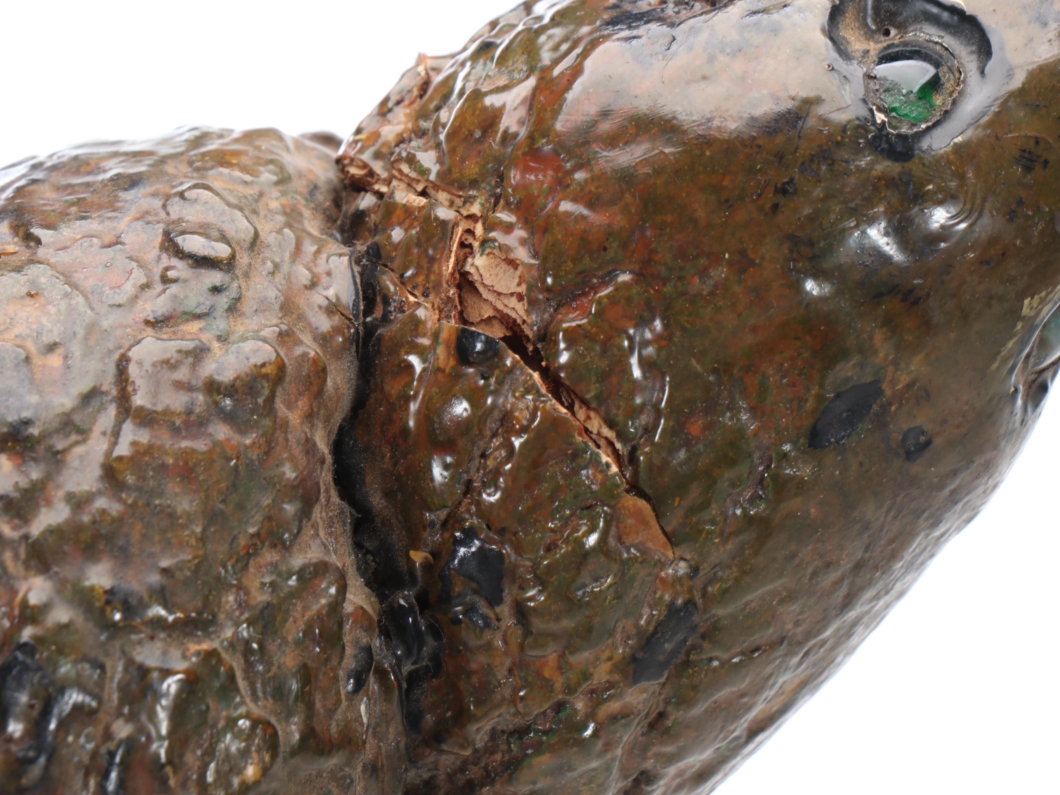 Folk Art Coiled Snake Baton