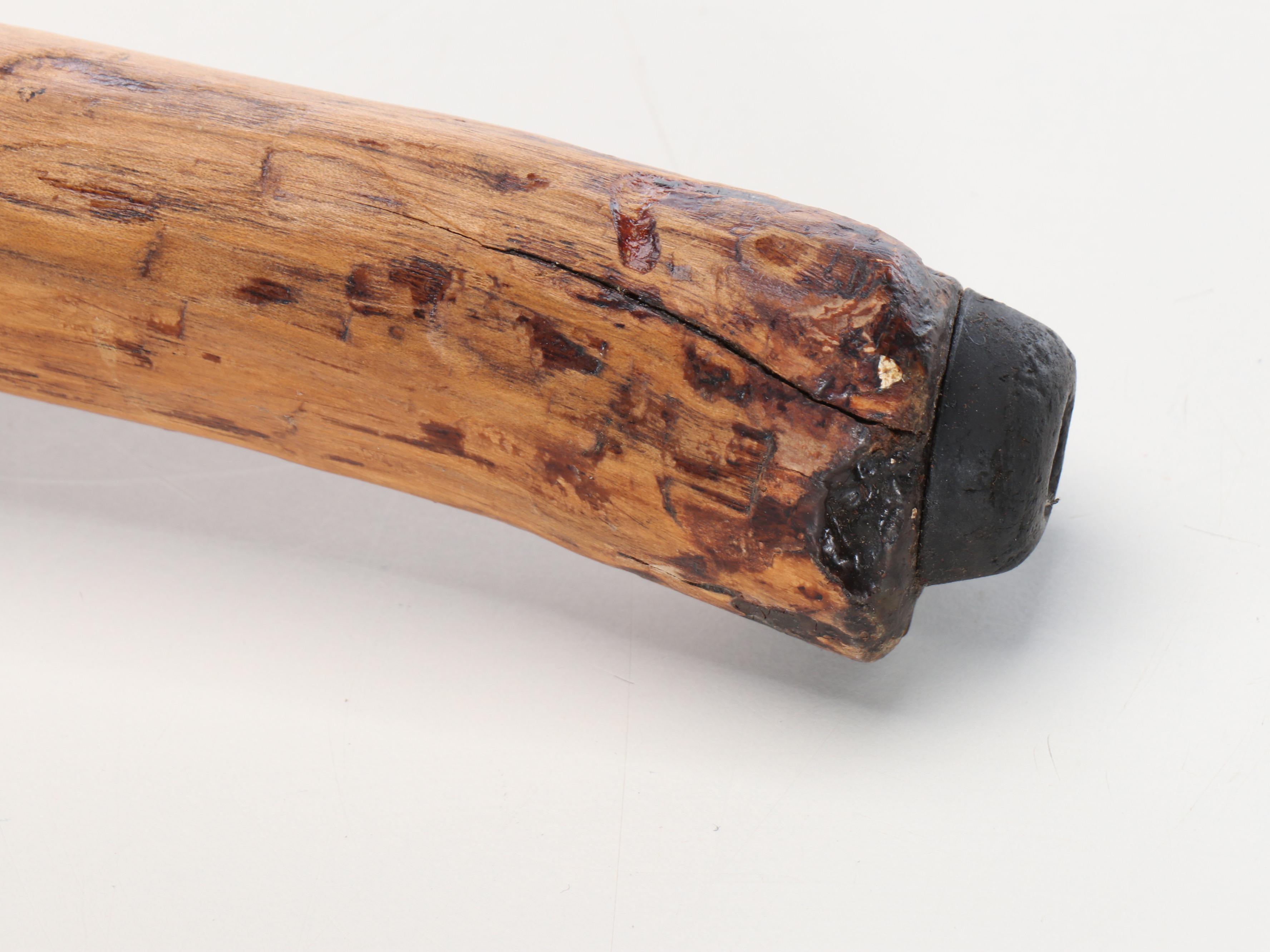 Folk Art Coiled Snake Baton