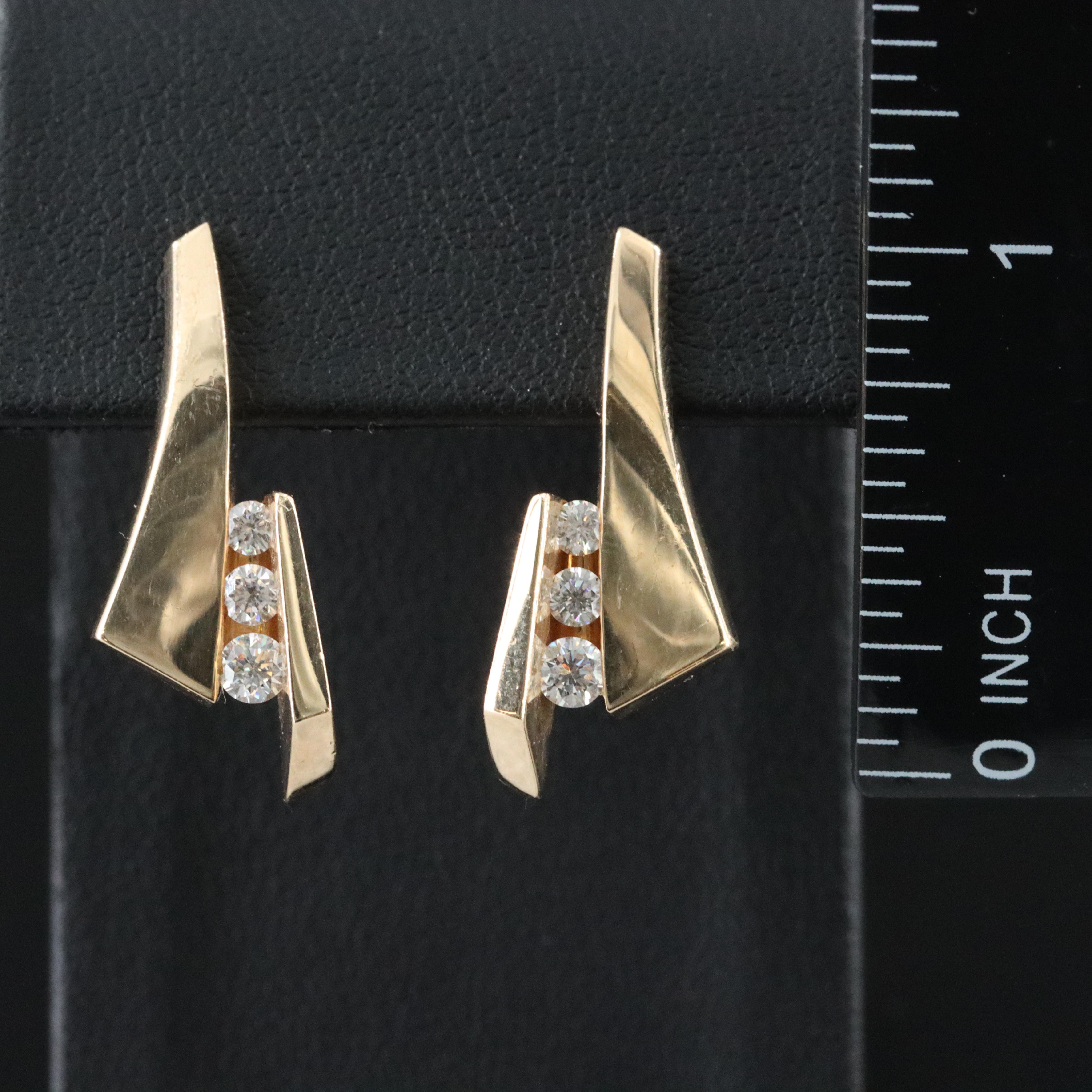 14K 0.47 CTW Diamond Earrings