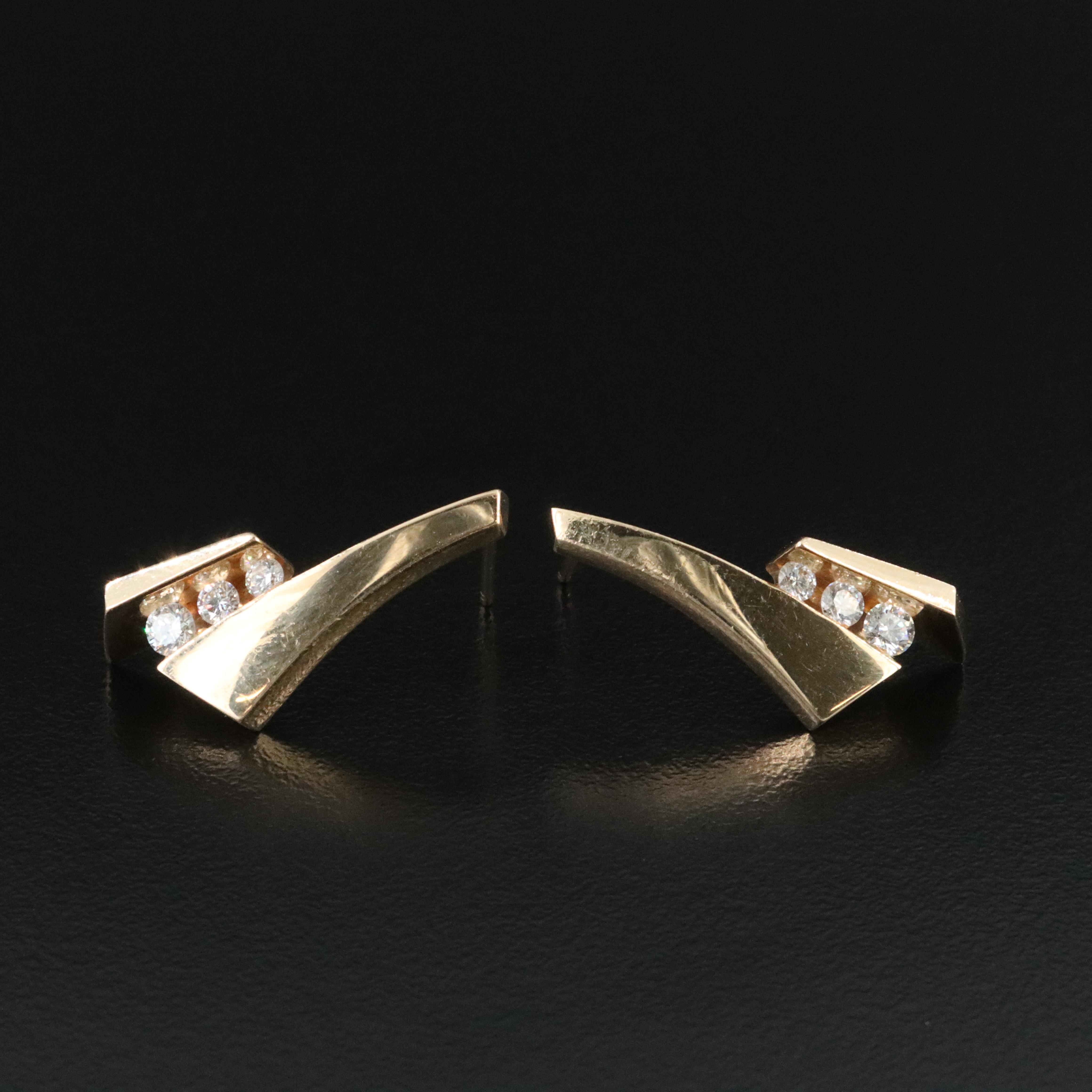 14K 0.47 CTW Diamond Earrings