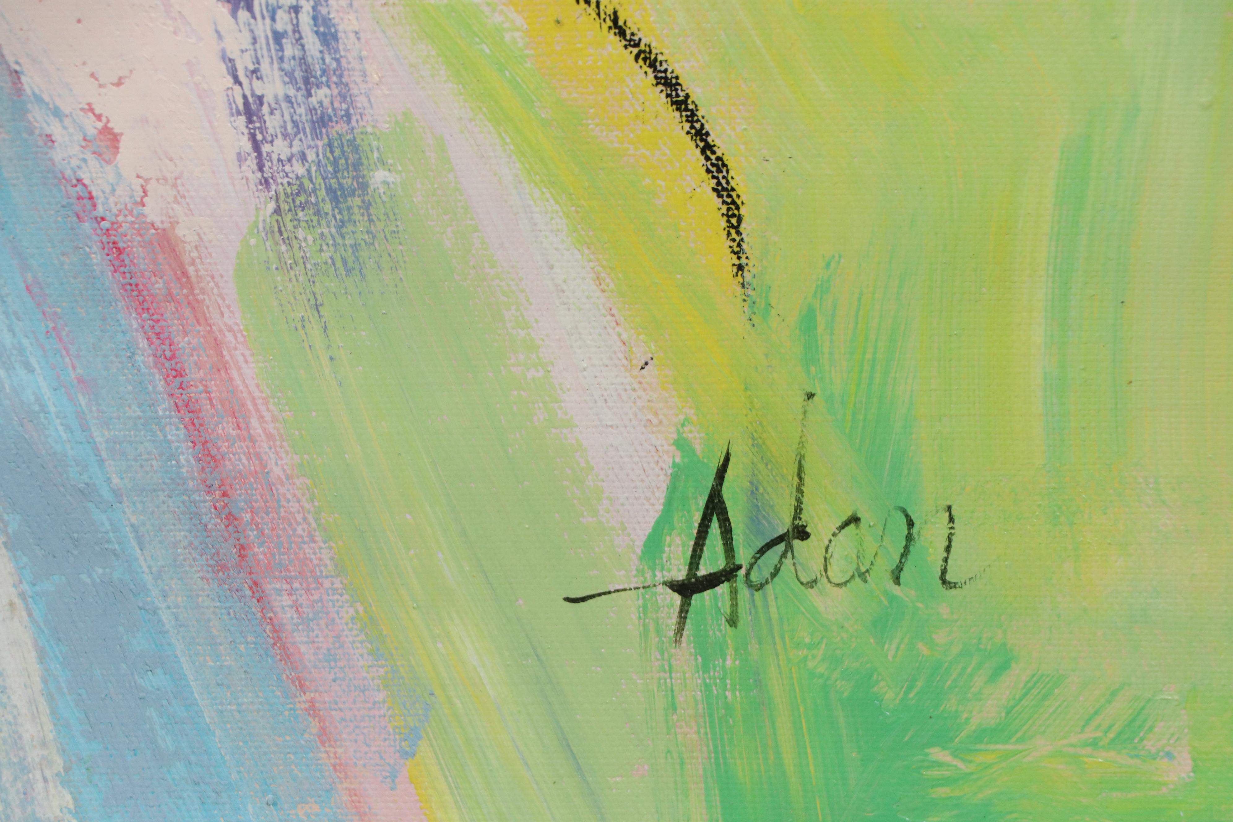 Adam Stylized Figural Oil Painting, 21st Century