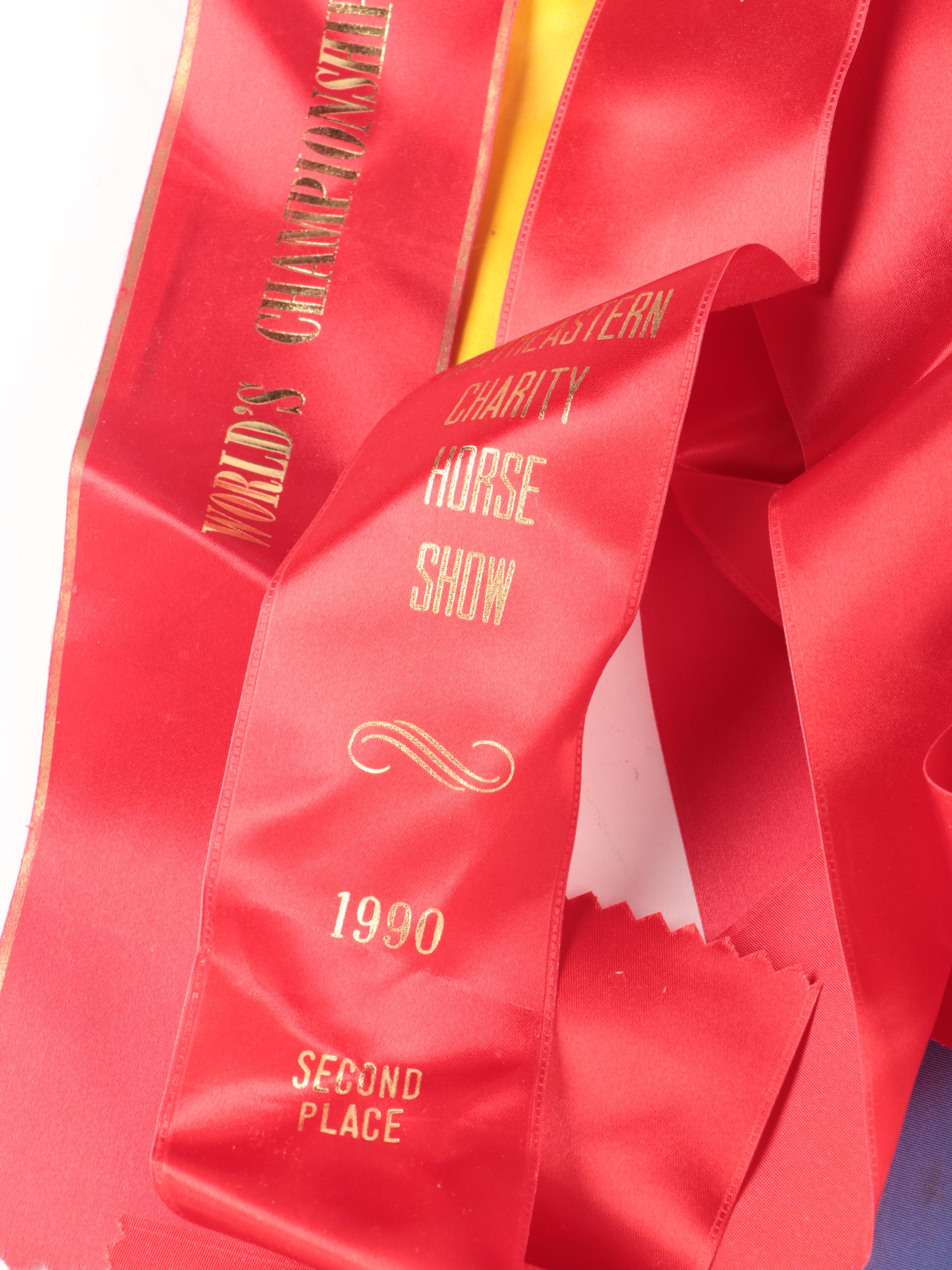 Kentucky State Fair and Other Saddlebred Equestrian Award Ribbons