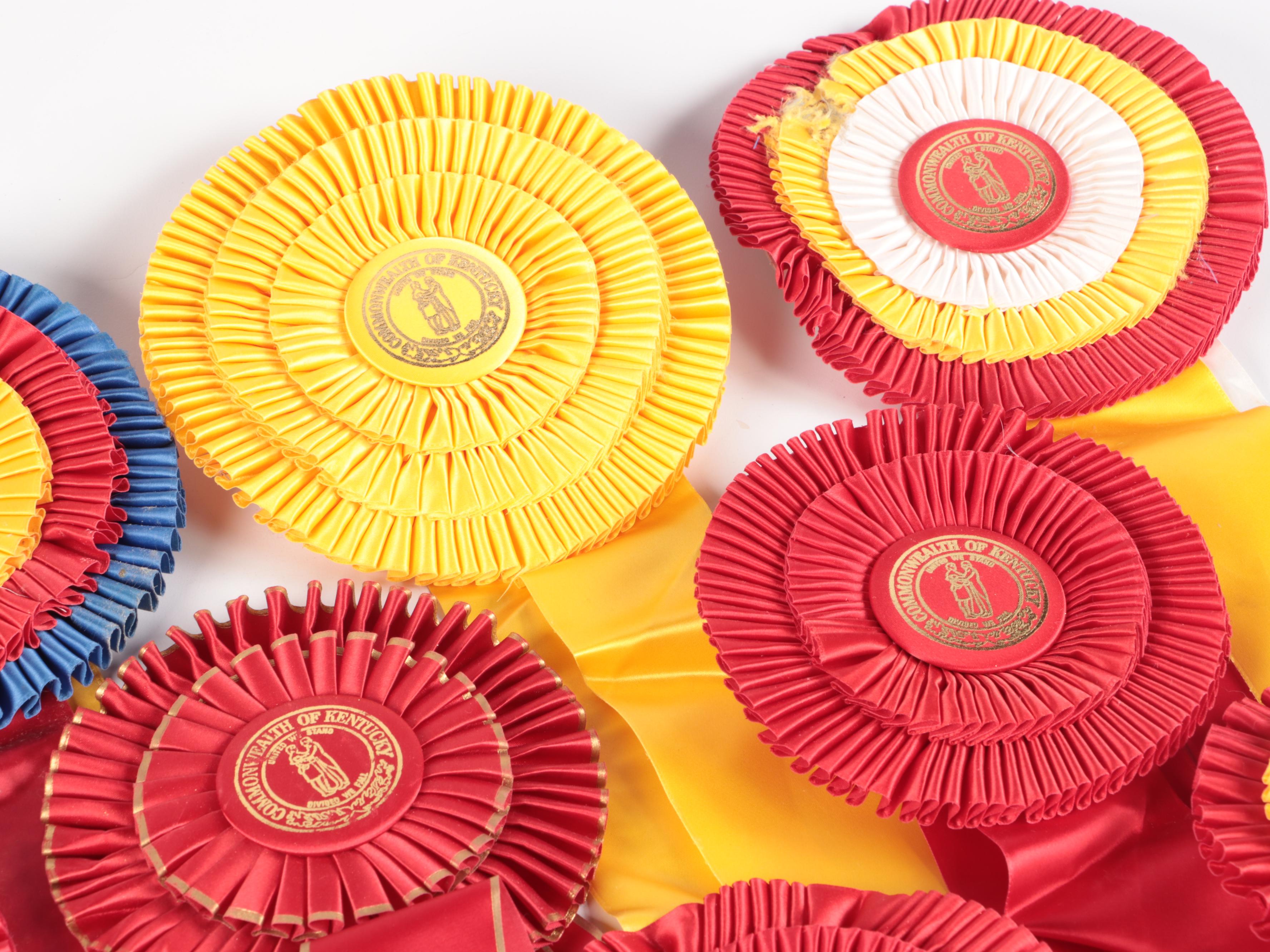 Kentucky State Fair and Other Saddlebred Equestrian Award Ribbons