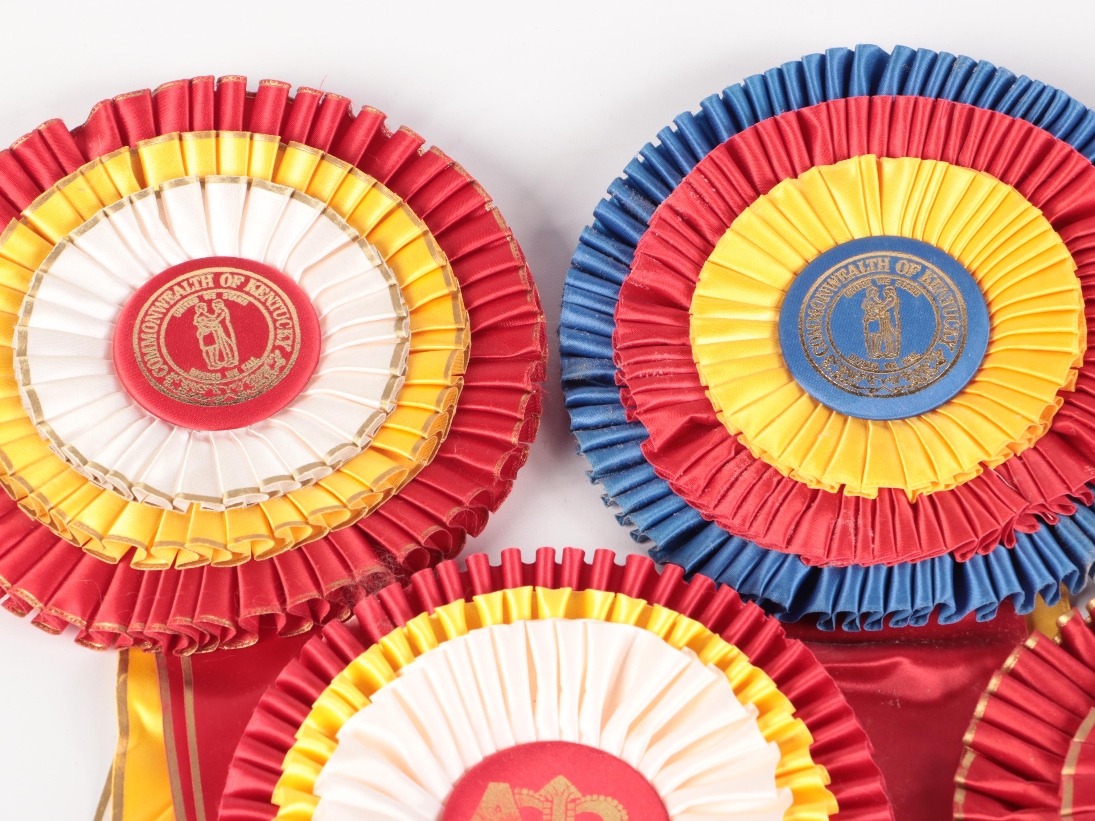 Kentucky State Fair and Other Saddlebred Equestrian Award Ribbons