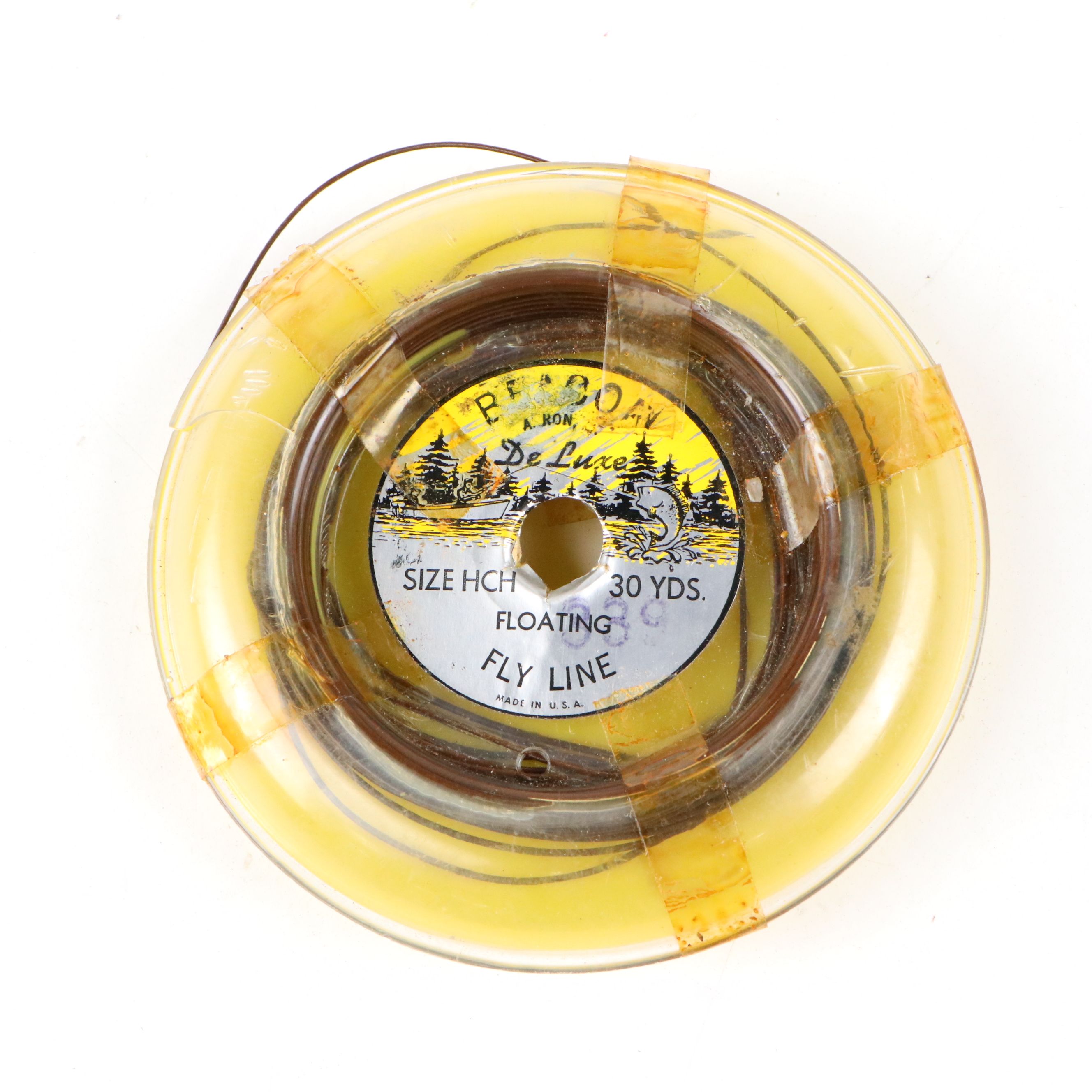 Fred Arbogast Jitterbug Surface Bait with Other Vintage Tackle, Lines, and Reel