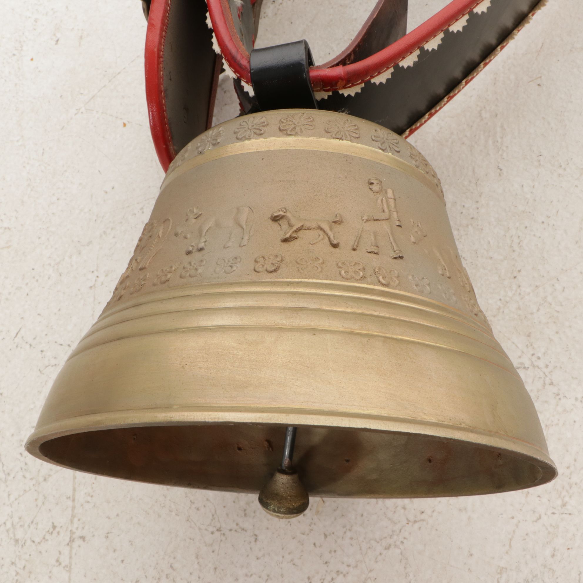 Gusset Swiss Alpine Cow Bell Wall Mounted Decoration, 1985