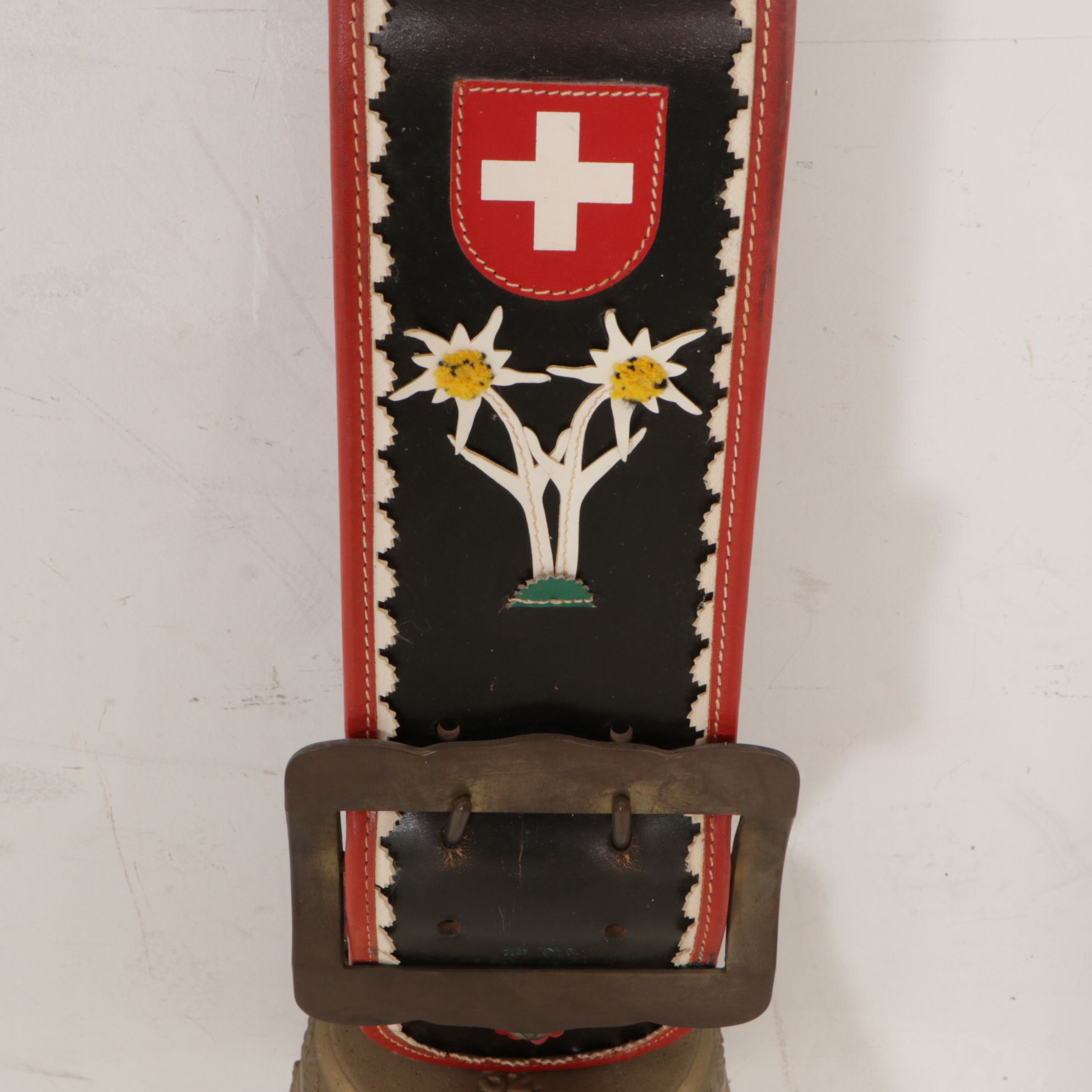 Gusset Swiss Alpine Cow Bell Wall Mounted Decoration, 1985