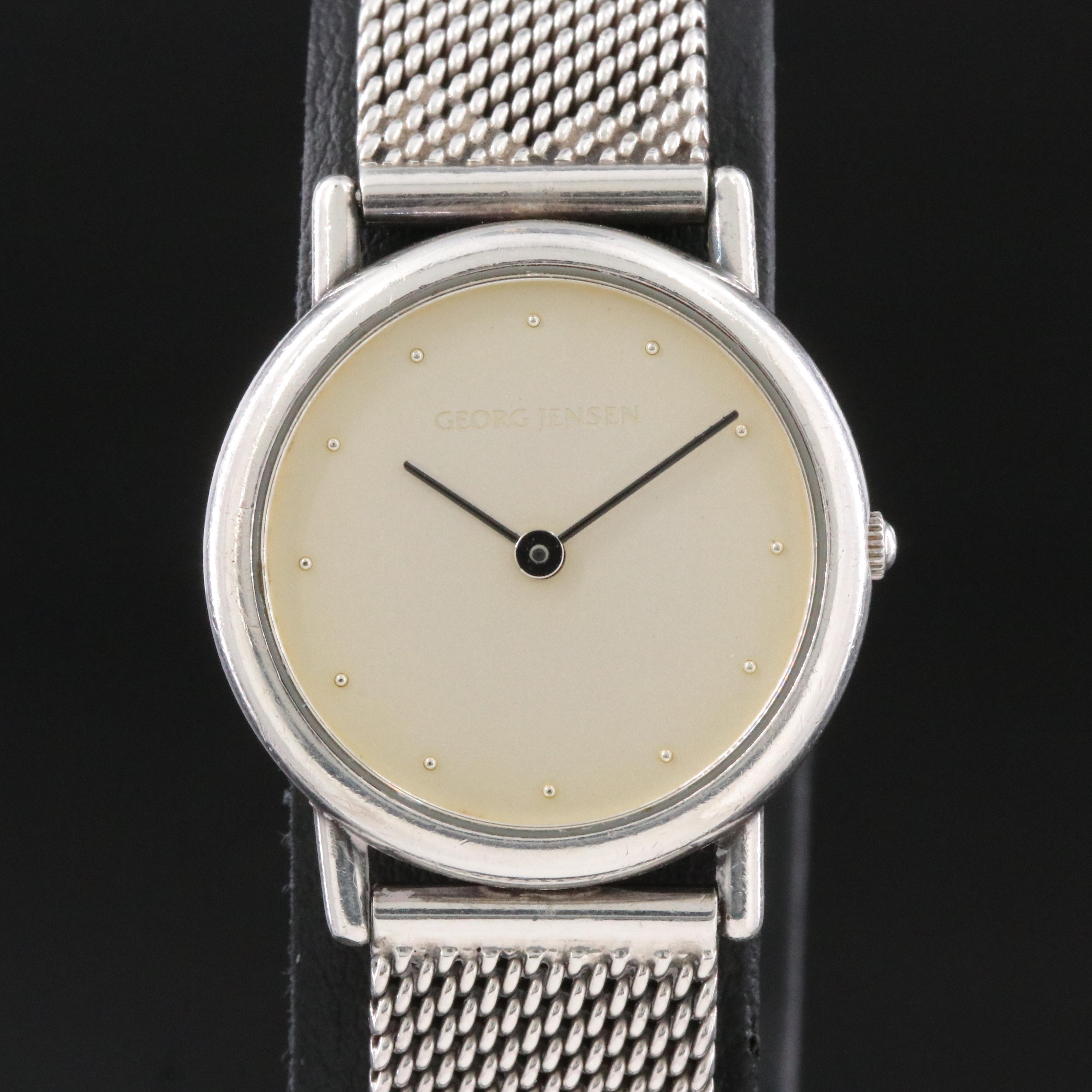 Georg Jensen Design 2346 Thorup & Bonderup Sterling Silver Watch