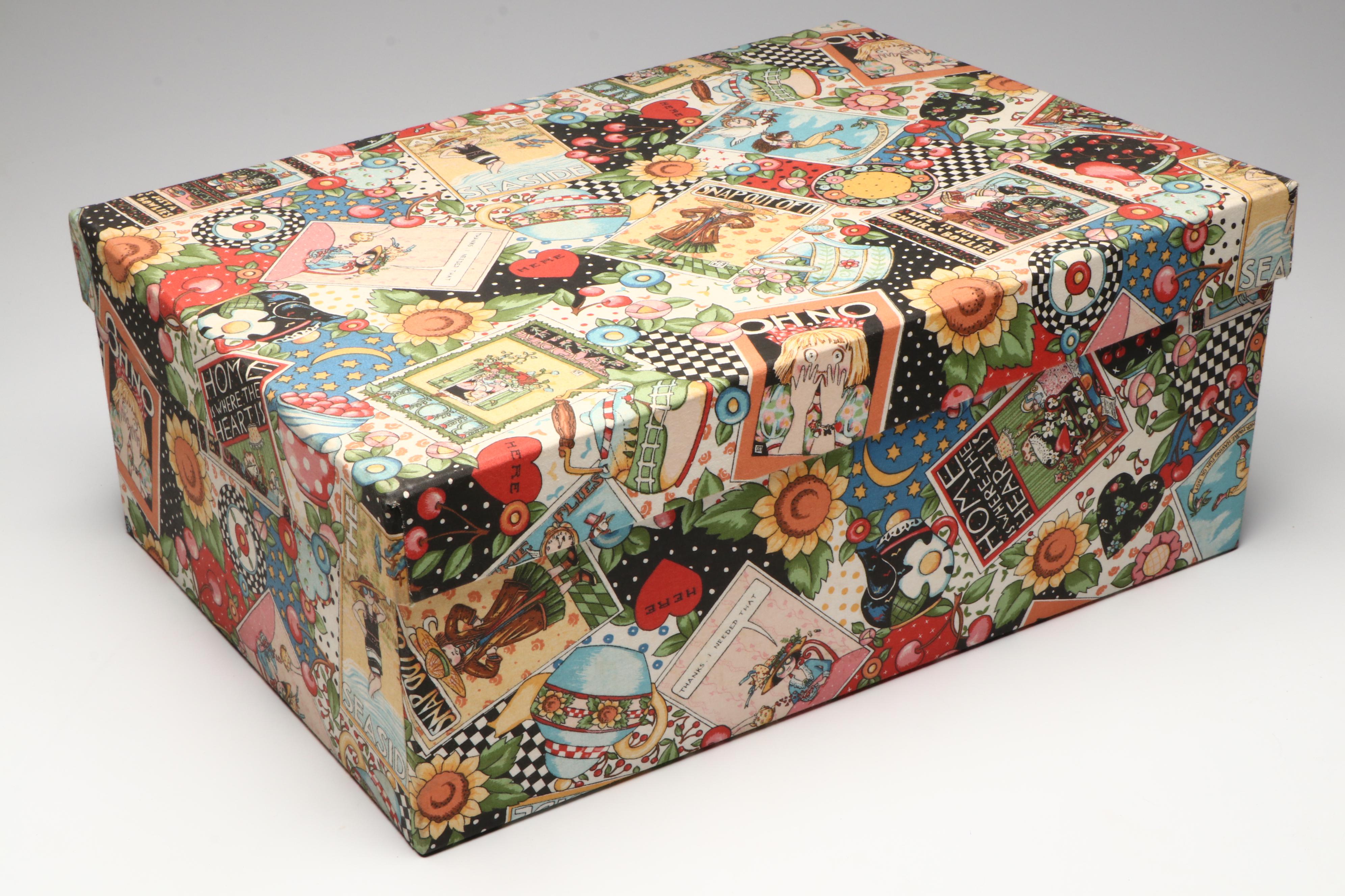 Collection of Glass and Ceramic Christmas Décor with Vintage Ornaments