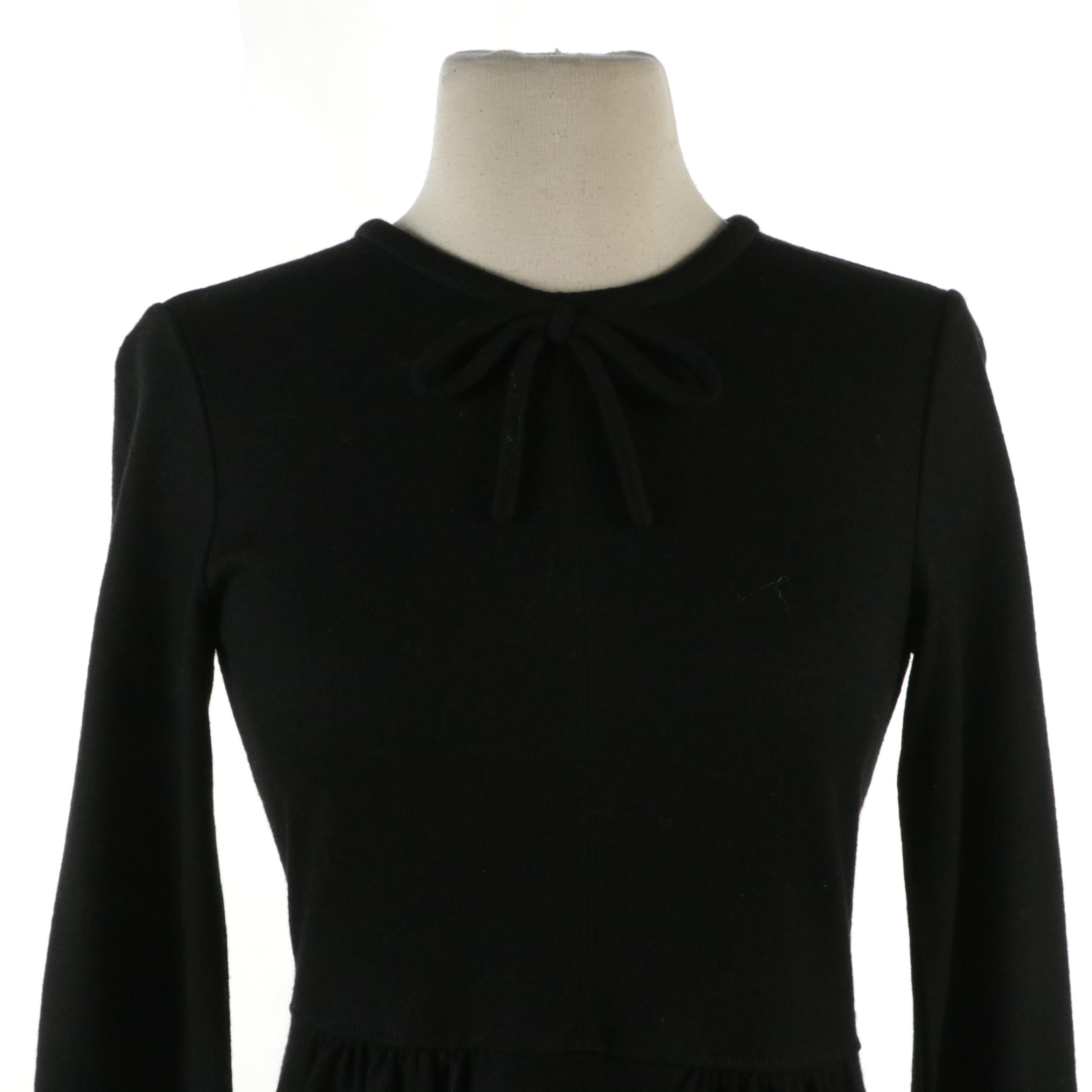 Burberry Brit Wool Sweater Dress and Sheer Cotton Shirt Waist Dress