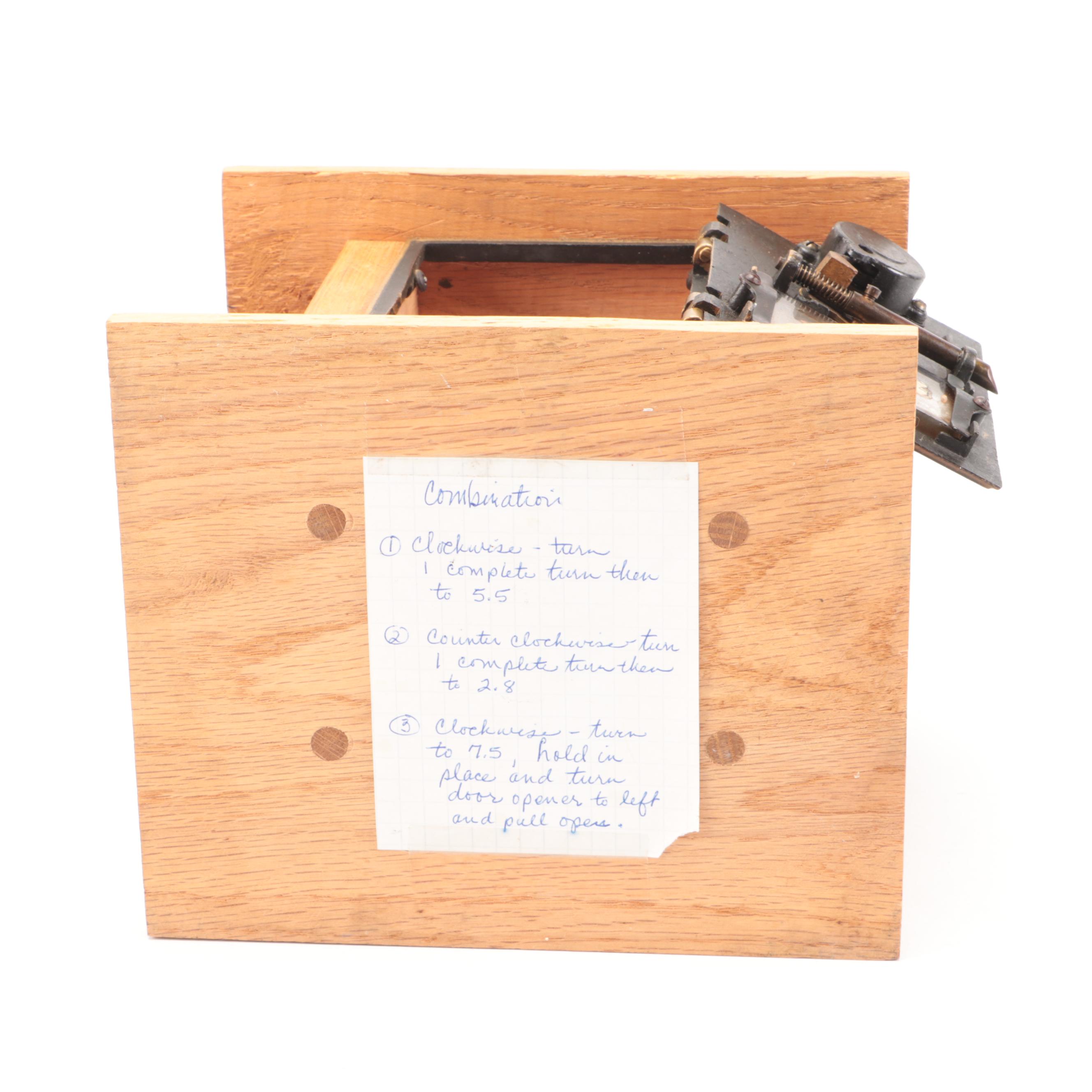 Limited Edition United States Post Office Lockbox Combination Coin Bank