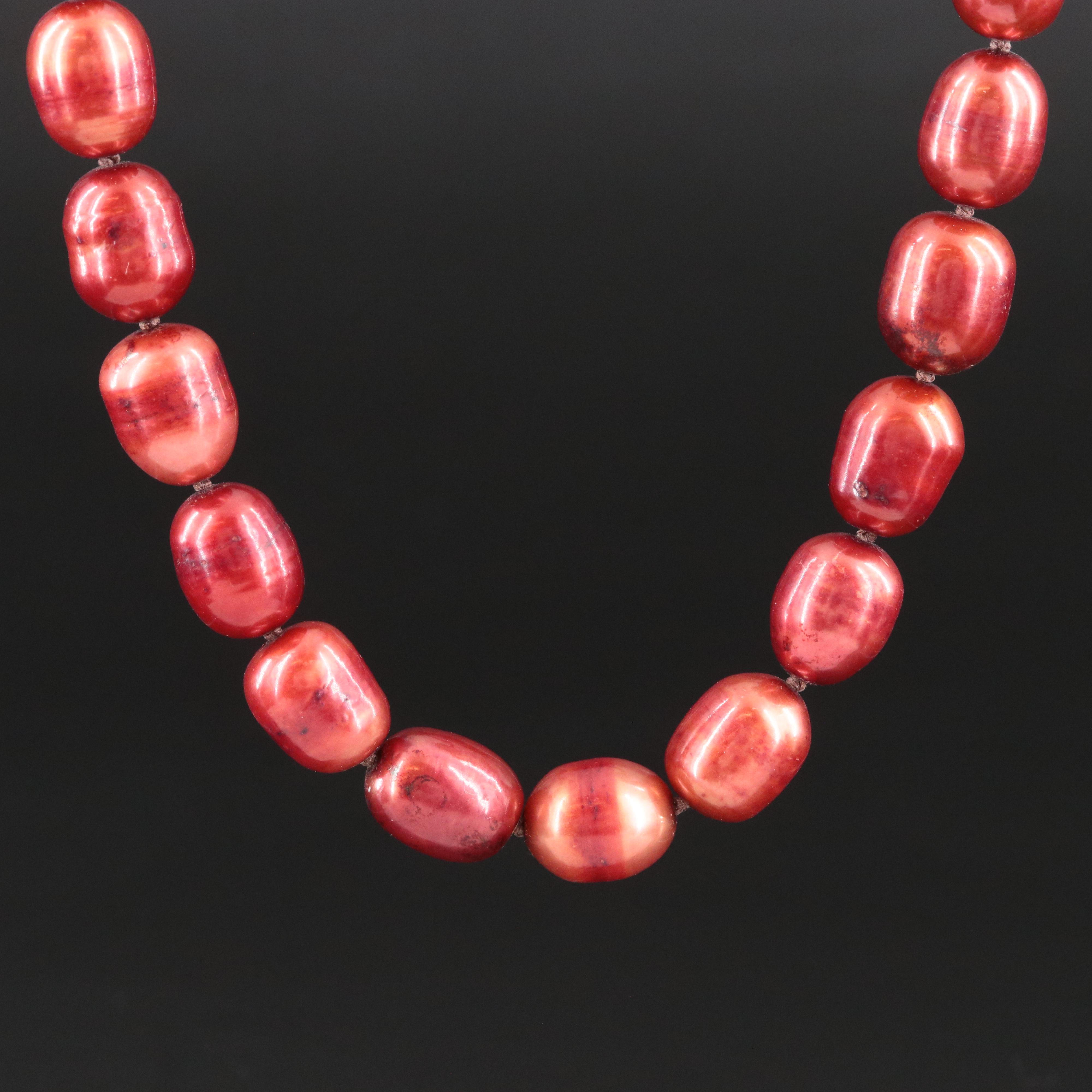 Pearl Necklace with 14K Clasp