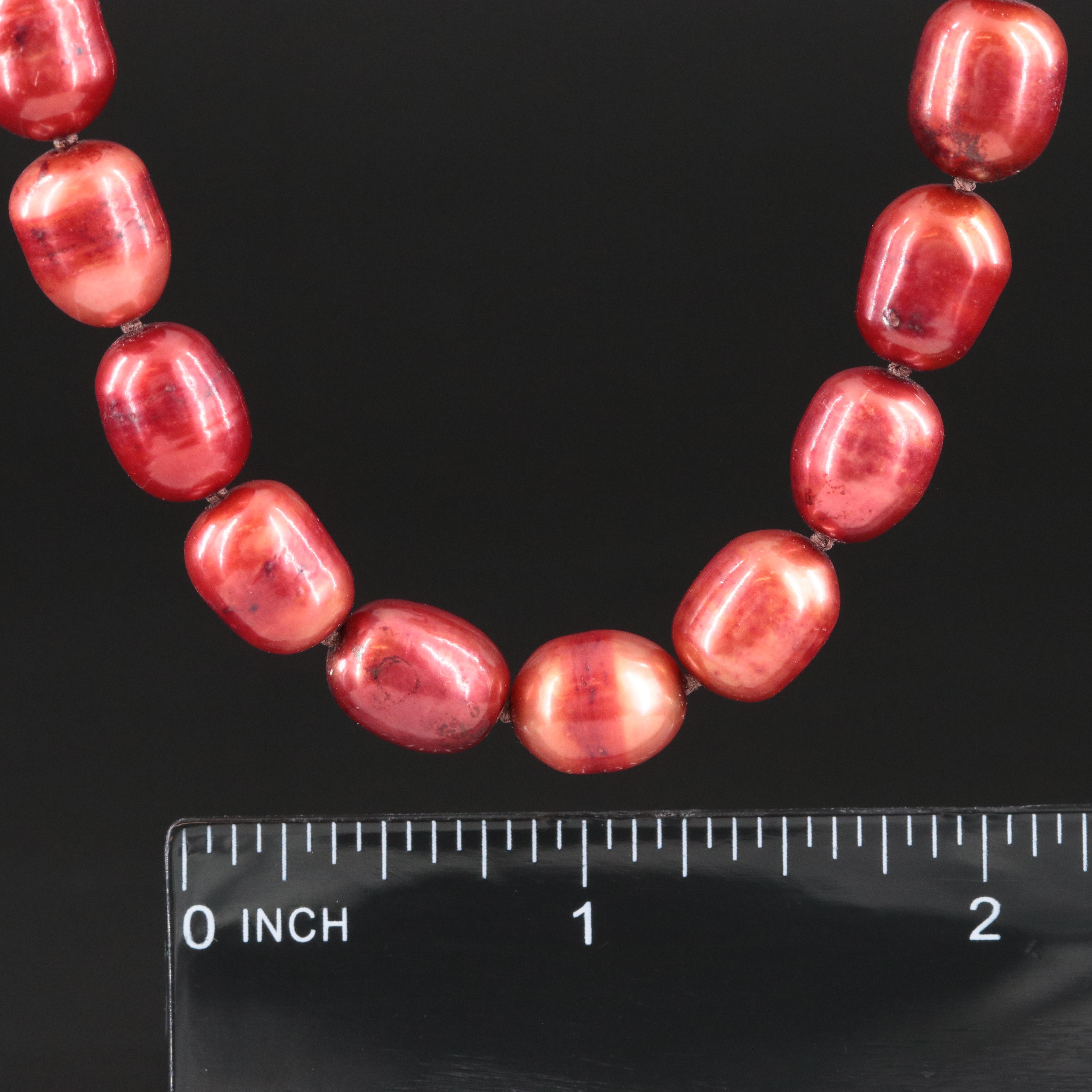 Pearl Necklace with 14K Clasp