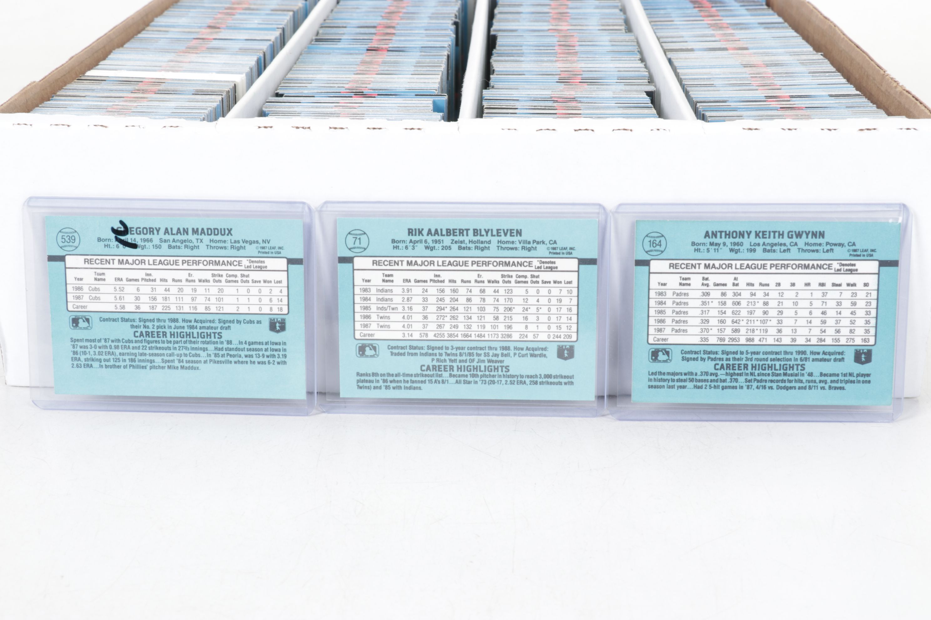 3,200 Mint Condition 1988 Donruss Cello Box Case Baseball Cards