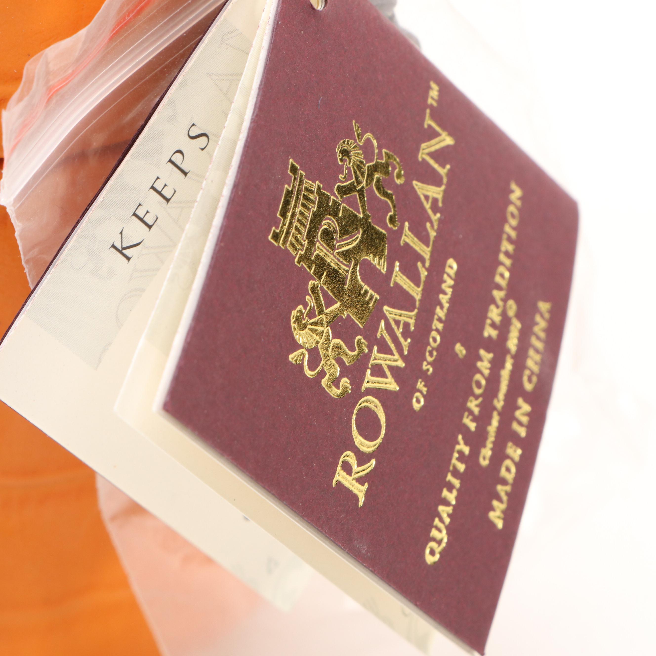 Rowallan Orange and Green Leather Jewelry Cases