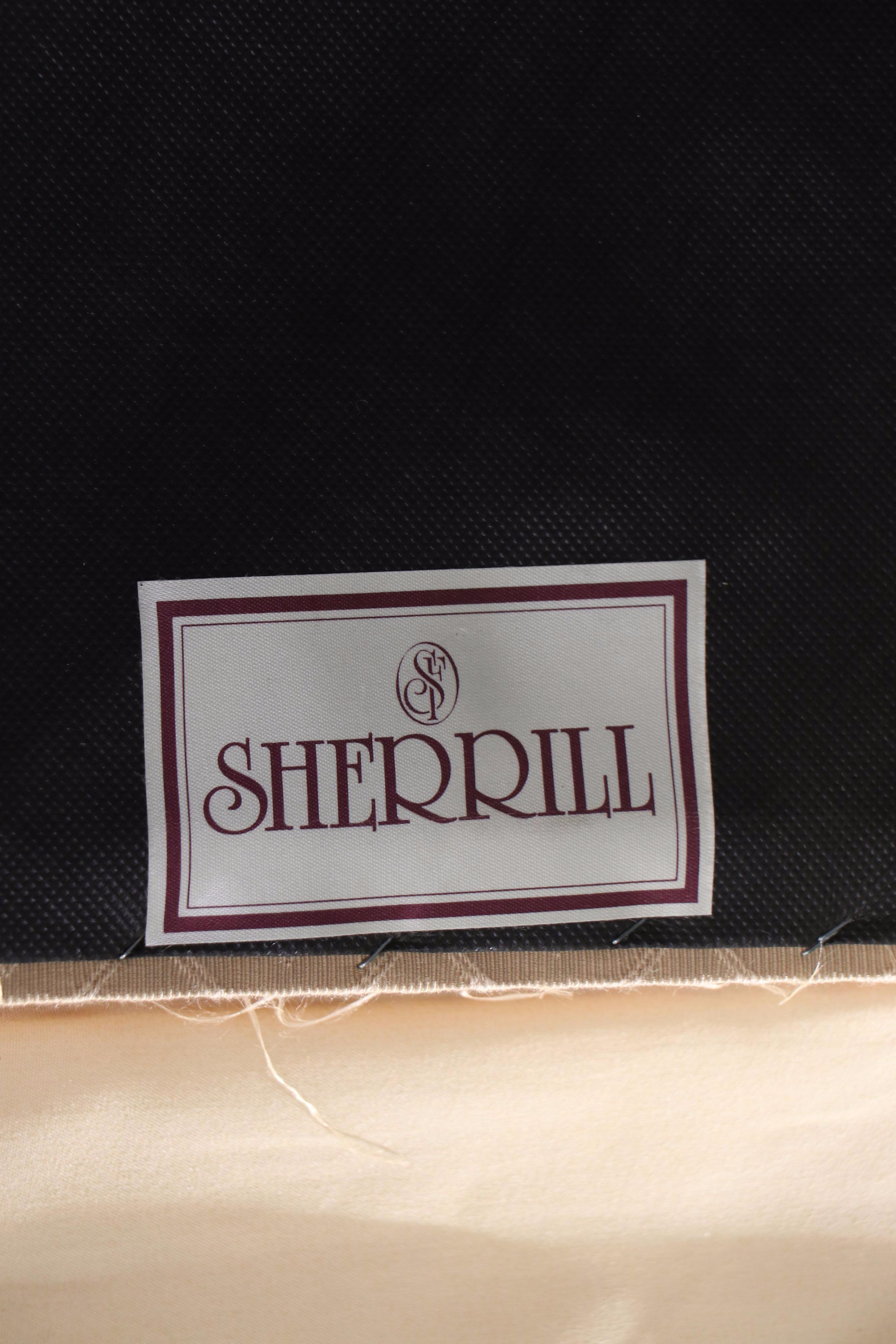 Sherrill Upholstered Armchair with Ottoman