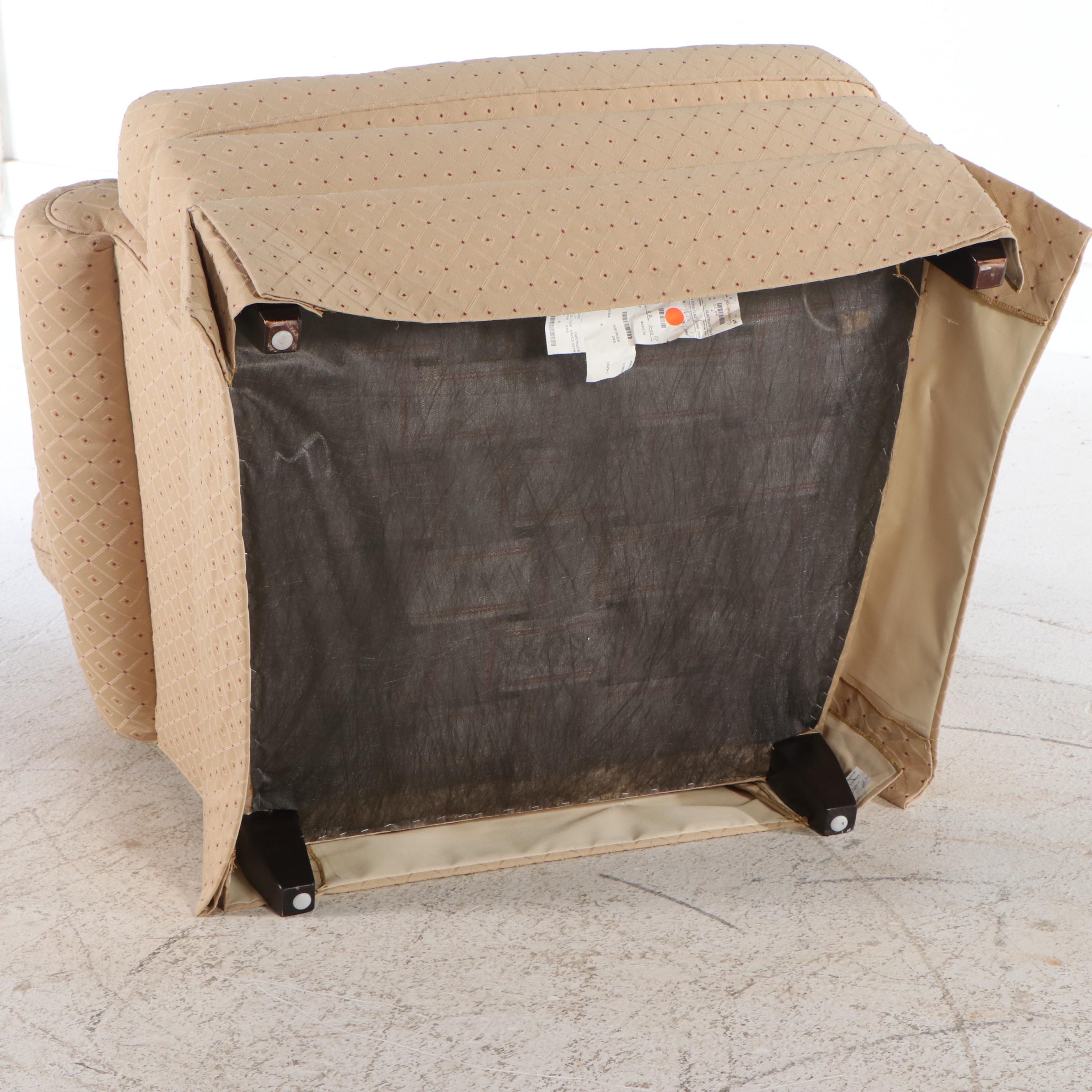 Sherrill Upholstered Armchair with Ottoman