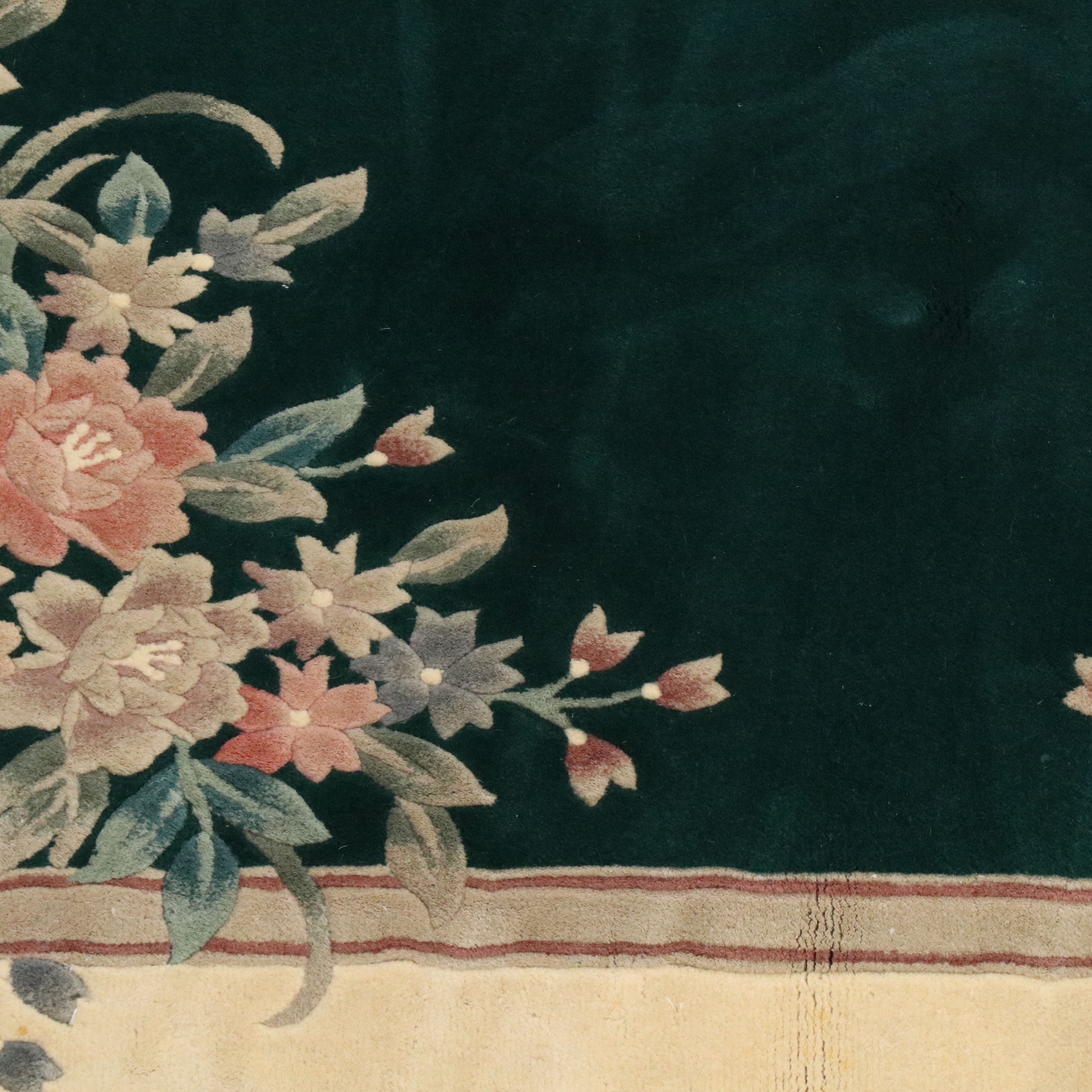 5'10 x 9'6 Hand-Knotted Chinese Peking Area Rug