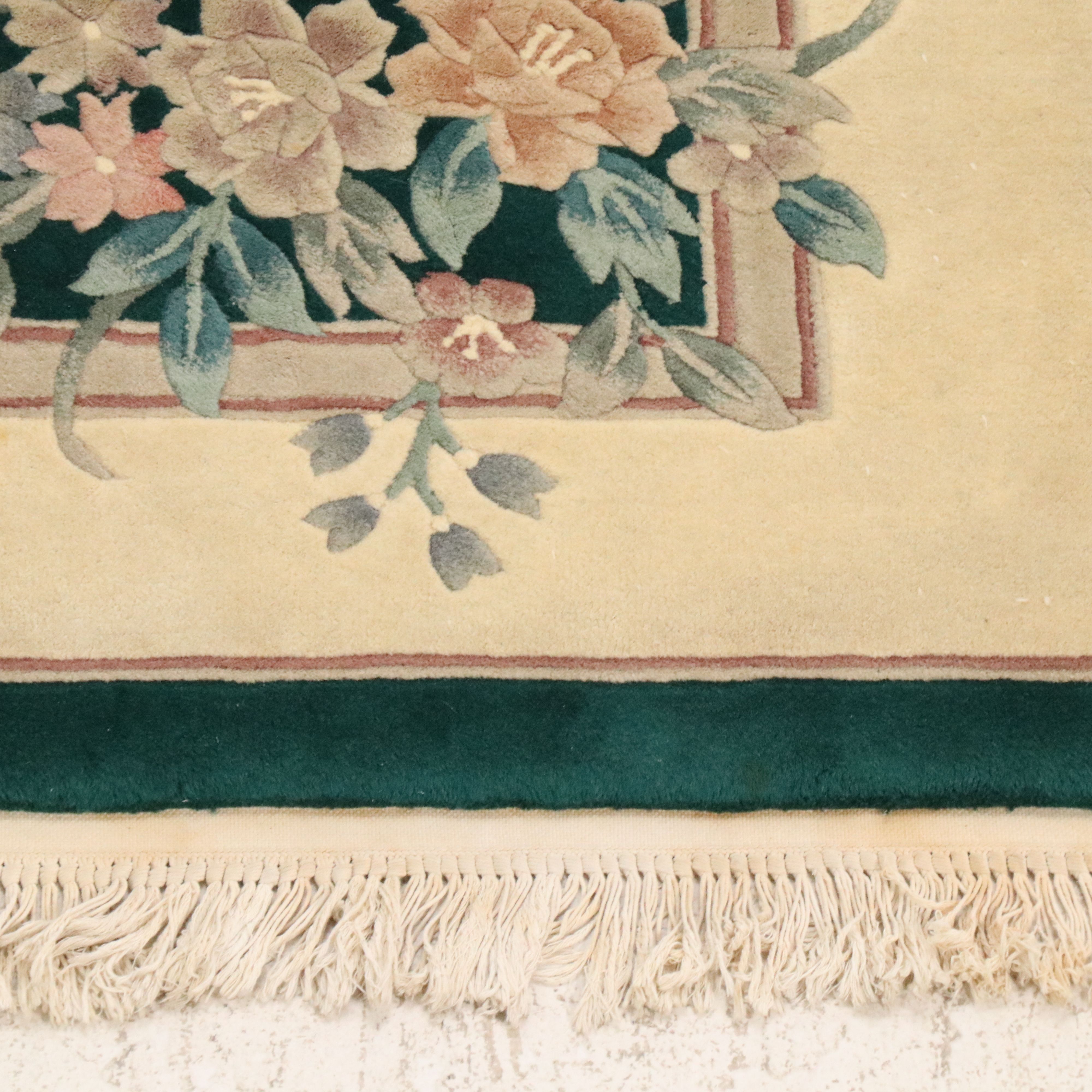 5'10 x 9'6 Hand-Knotted Chinese Peking Area Rug