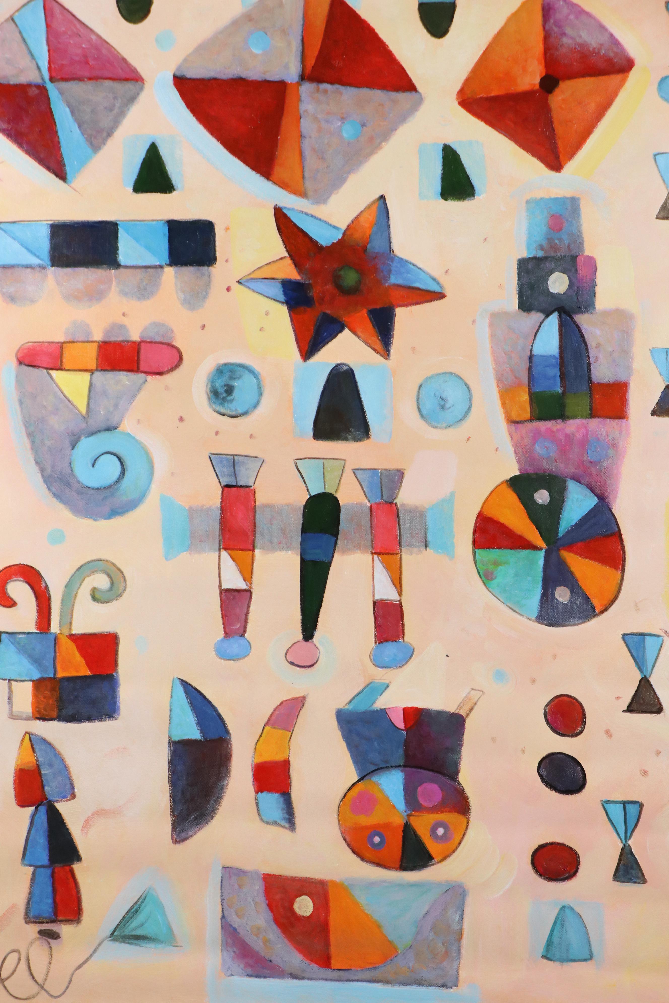 Zheng Abstract Oil Painting, 21st Century