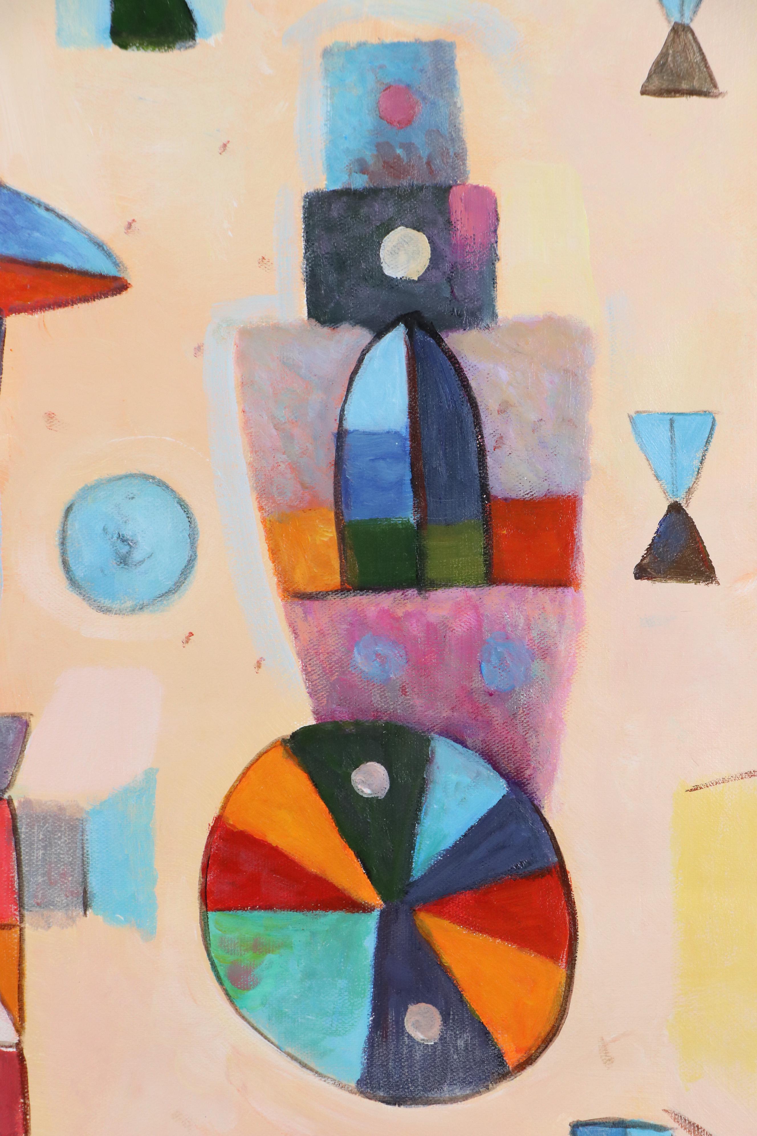 Zheng Abstract Oil Painting, 21st Century